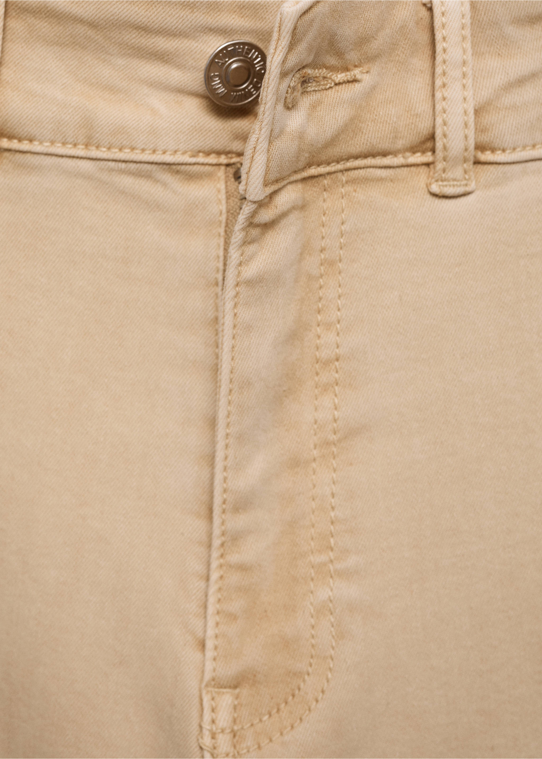 Jean wide leg - Détail de l'article 8, Beige. Ref: 87001078-00.