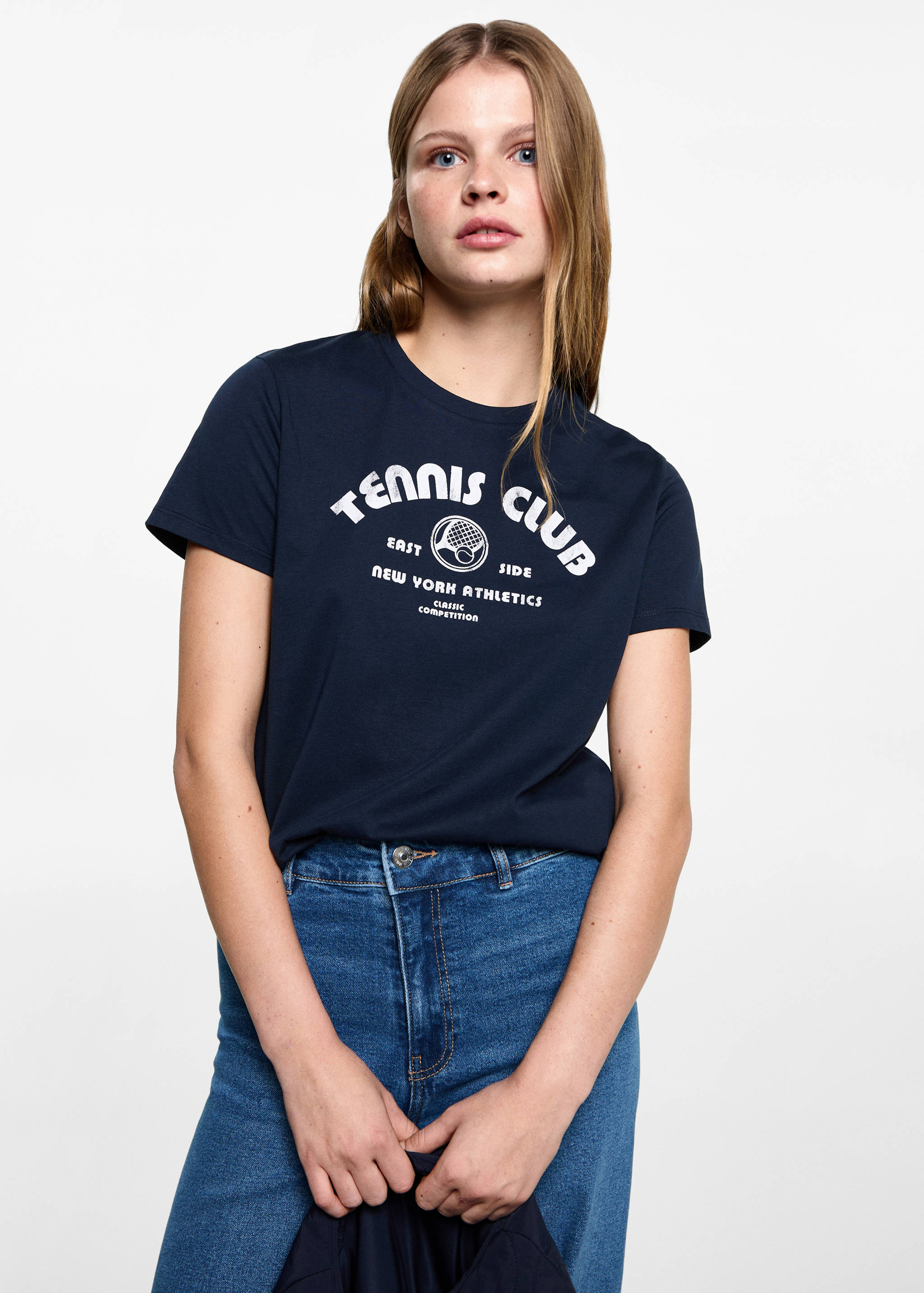 Jeans wide leg - Plano medio