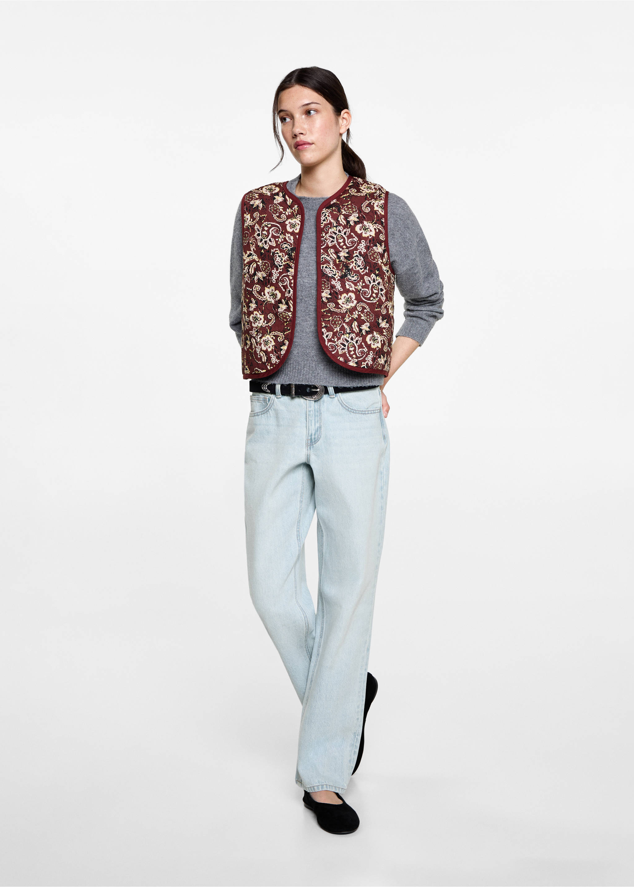 Straight fit jeans - General plane, Light Blue. Ref: 87001082-00.