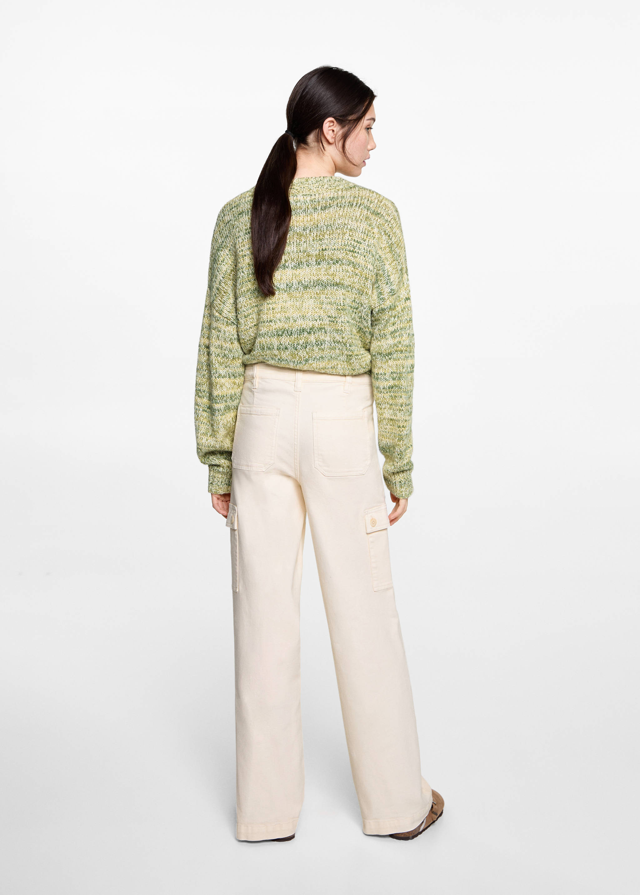 Jean style jupe-culotte poches - Verso de l’article