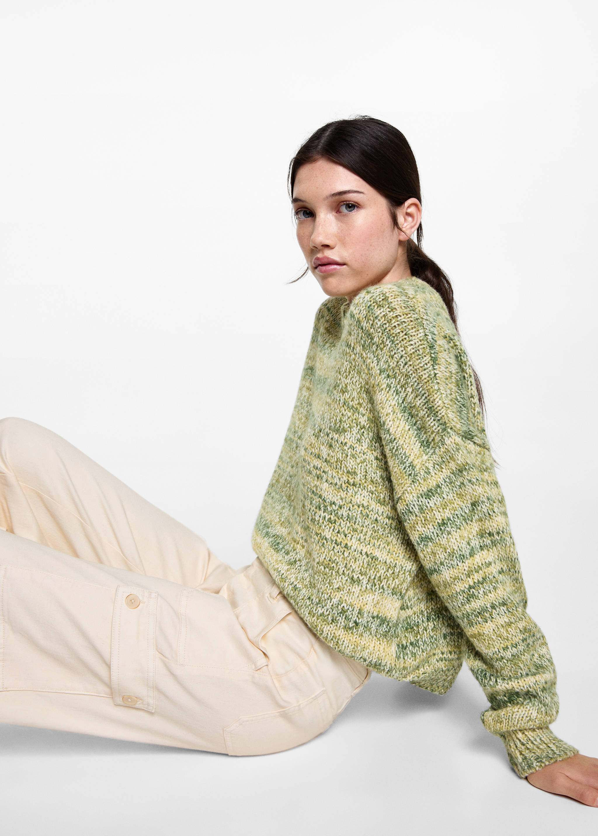 Jean style jupe-culotte poches - Détail de l'article 1