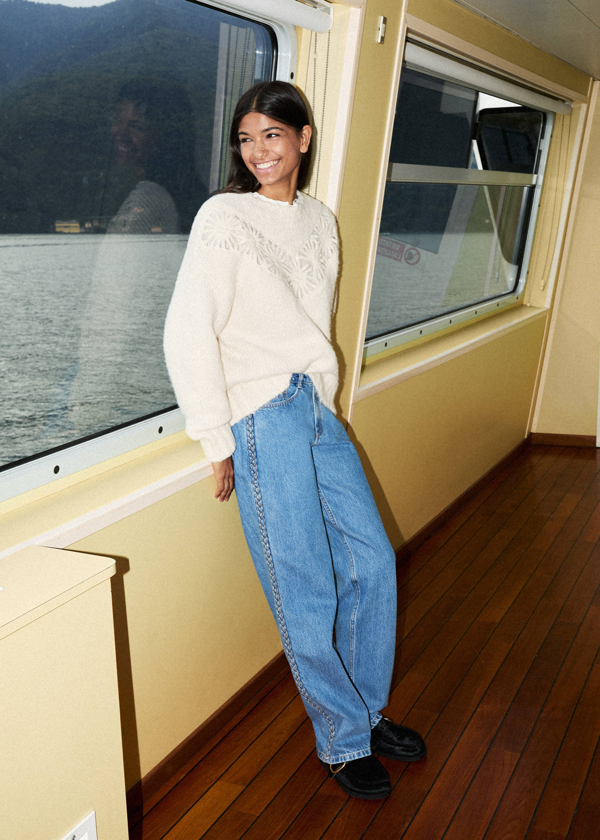 Jeans mit seitlichen Flechtdetails - Detail des Artikels 5