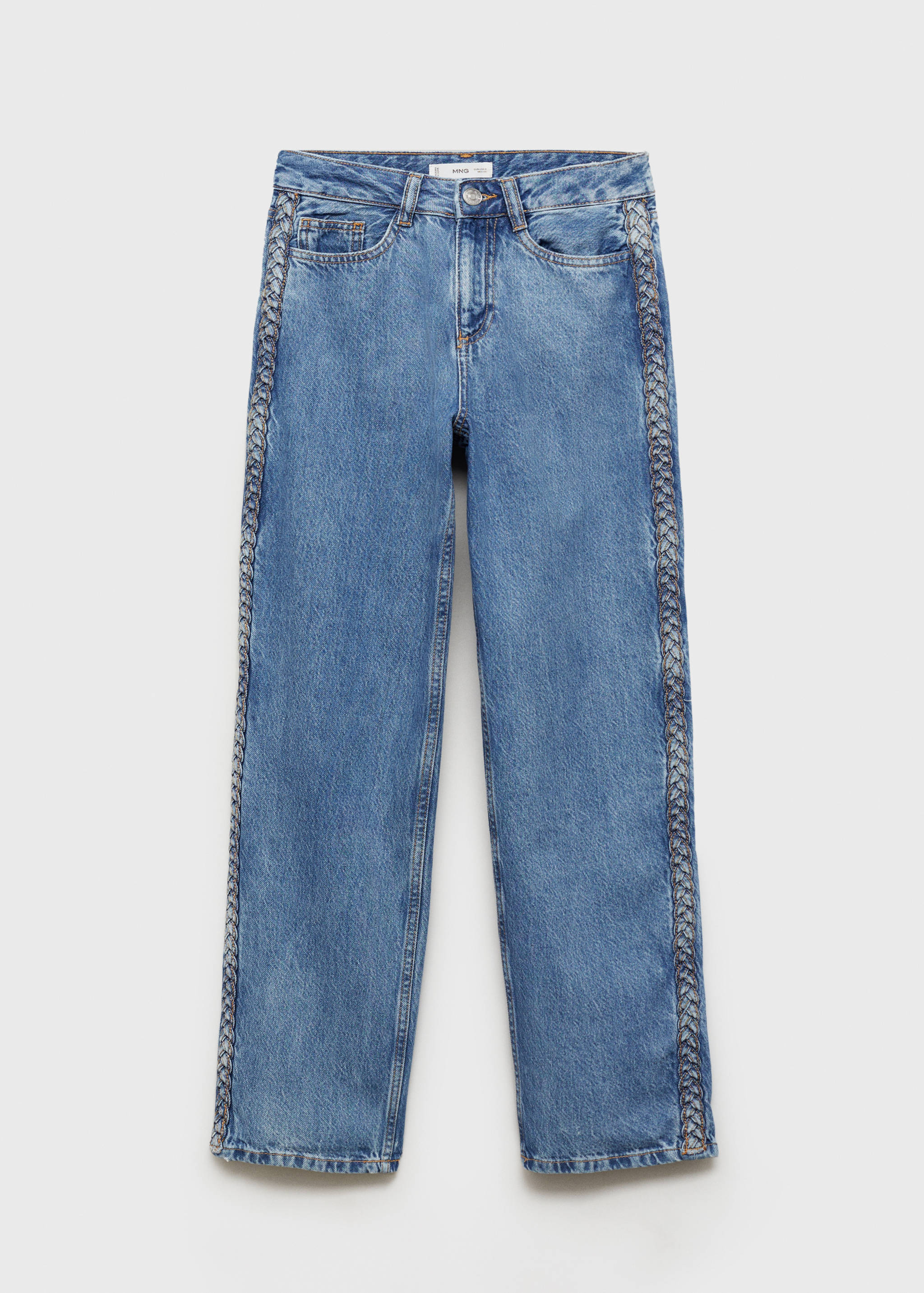 Jeans lato intrecciato - Articolo senza modello