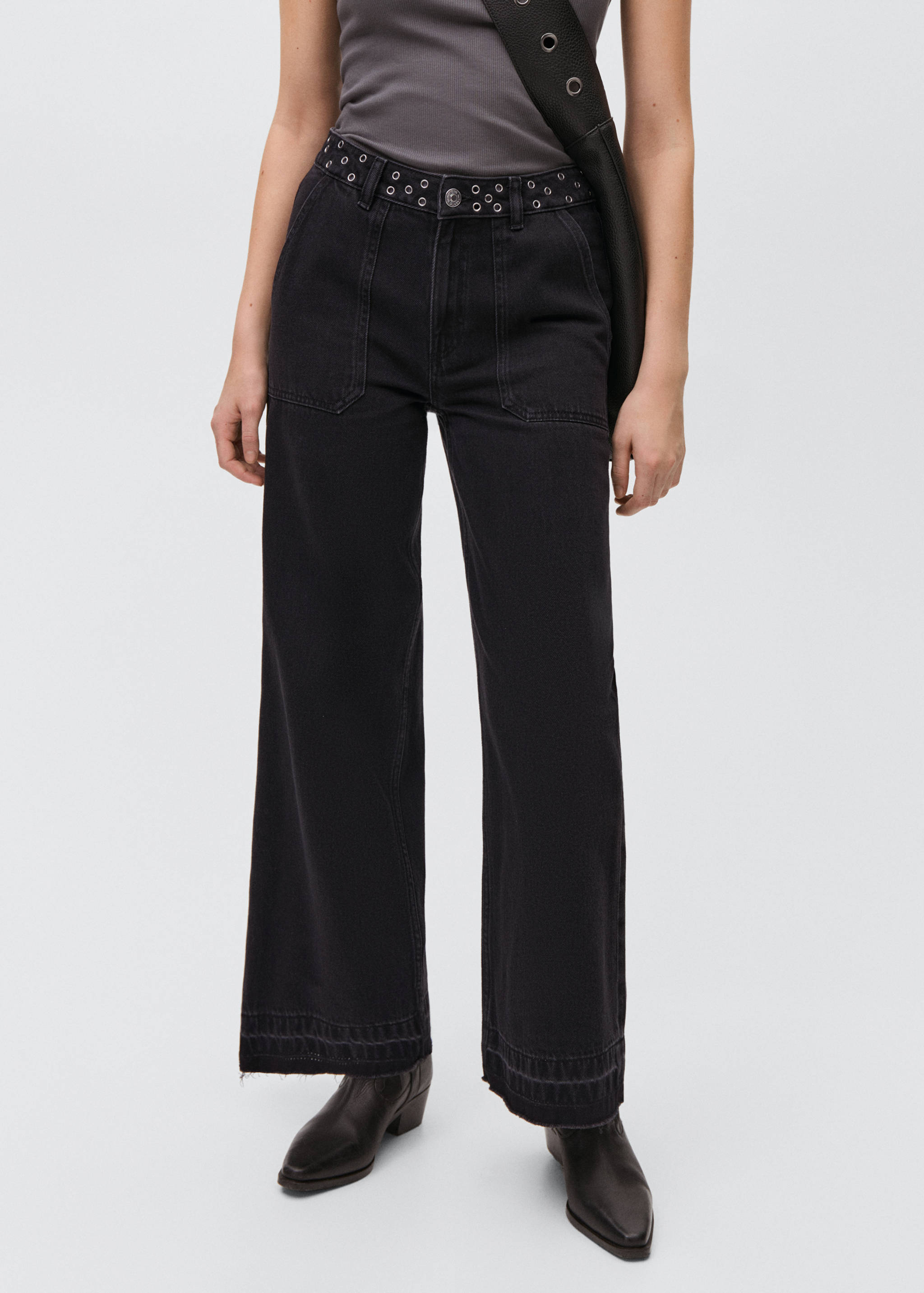 Jean wide leg - Plan moyen