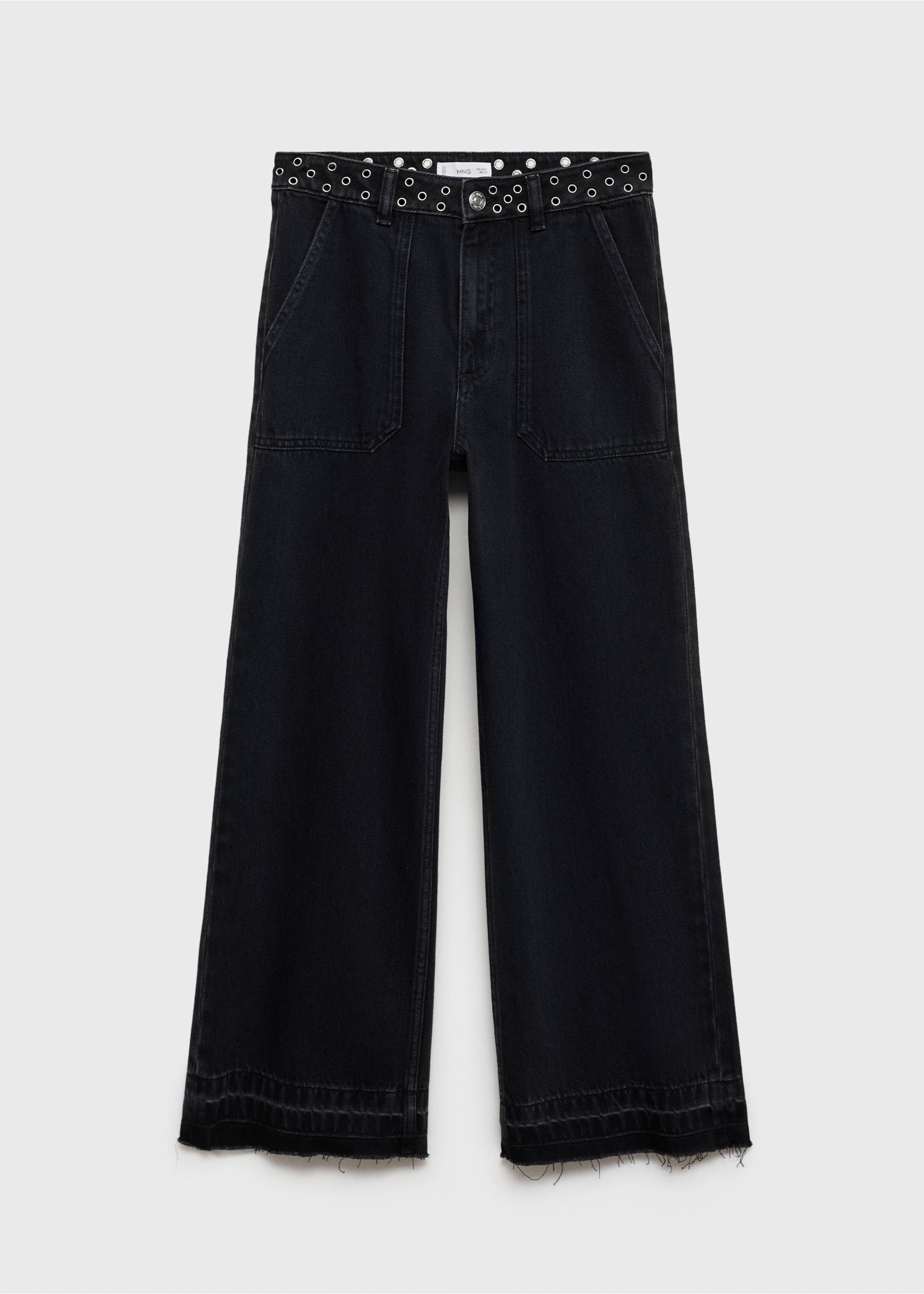 Jean wide leg - Article sans modèle, Black denim. Ref: 87001094-00.