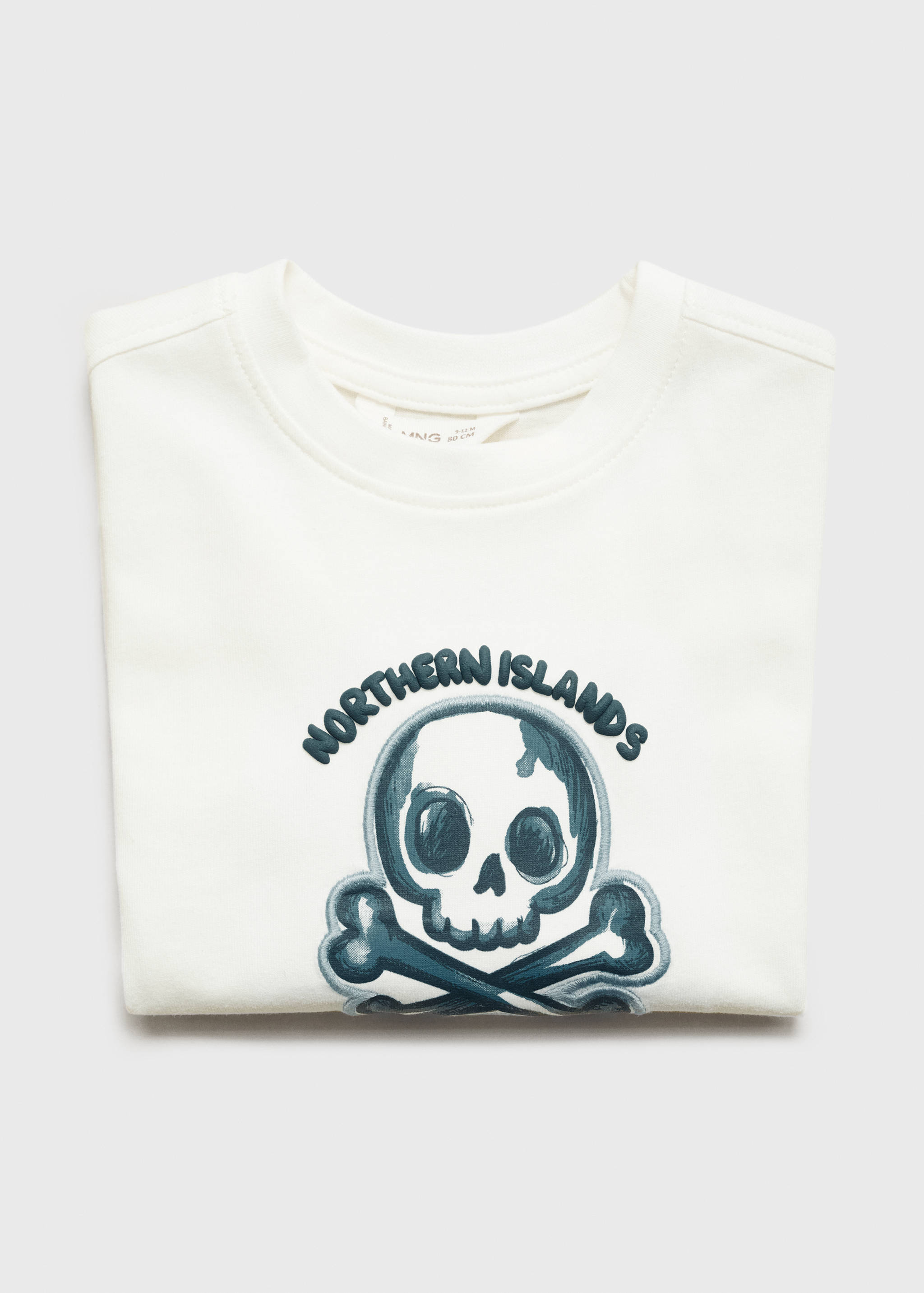 Printed cotton-blend T-shirt - Details of the article 0