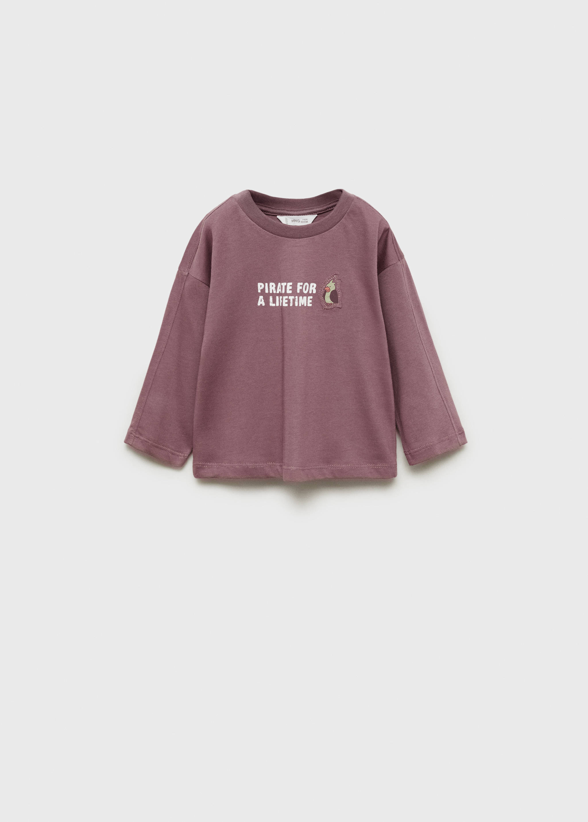 Message cotton T-shirt - Article without model