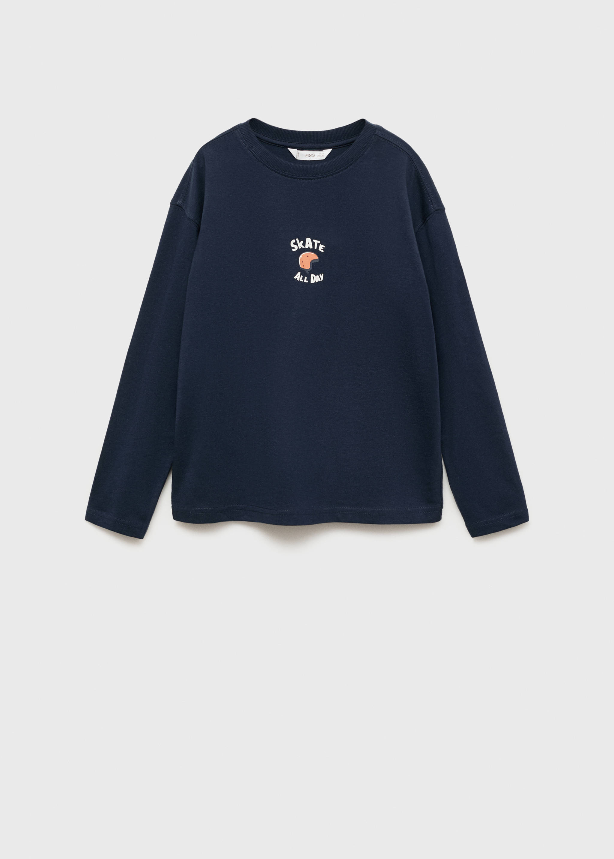 Printed cotton-blend T-shirt - Article without model