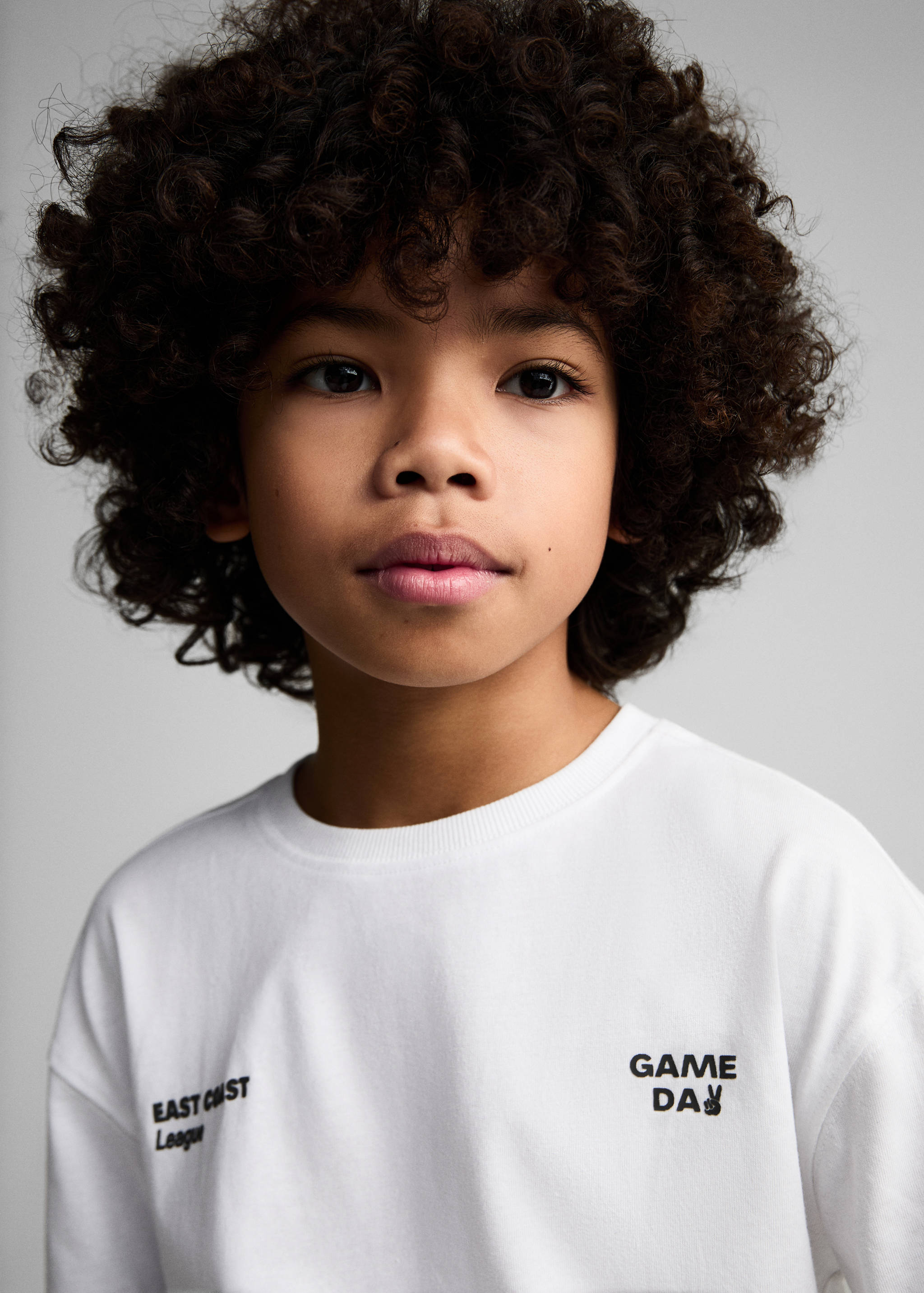 Printed cotton-blend t-shirt - Details of the article 1