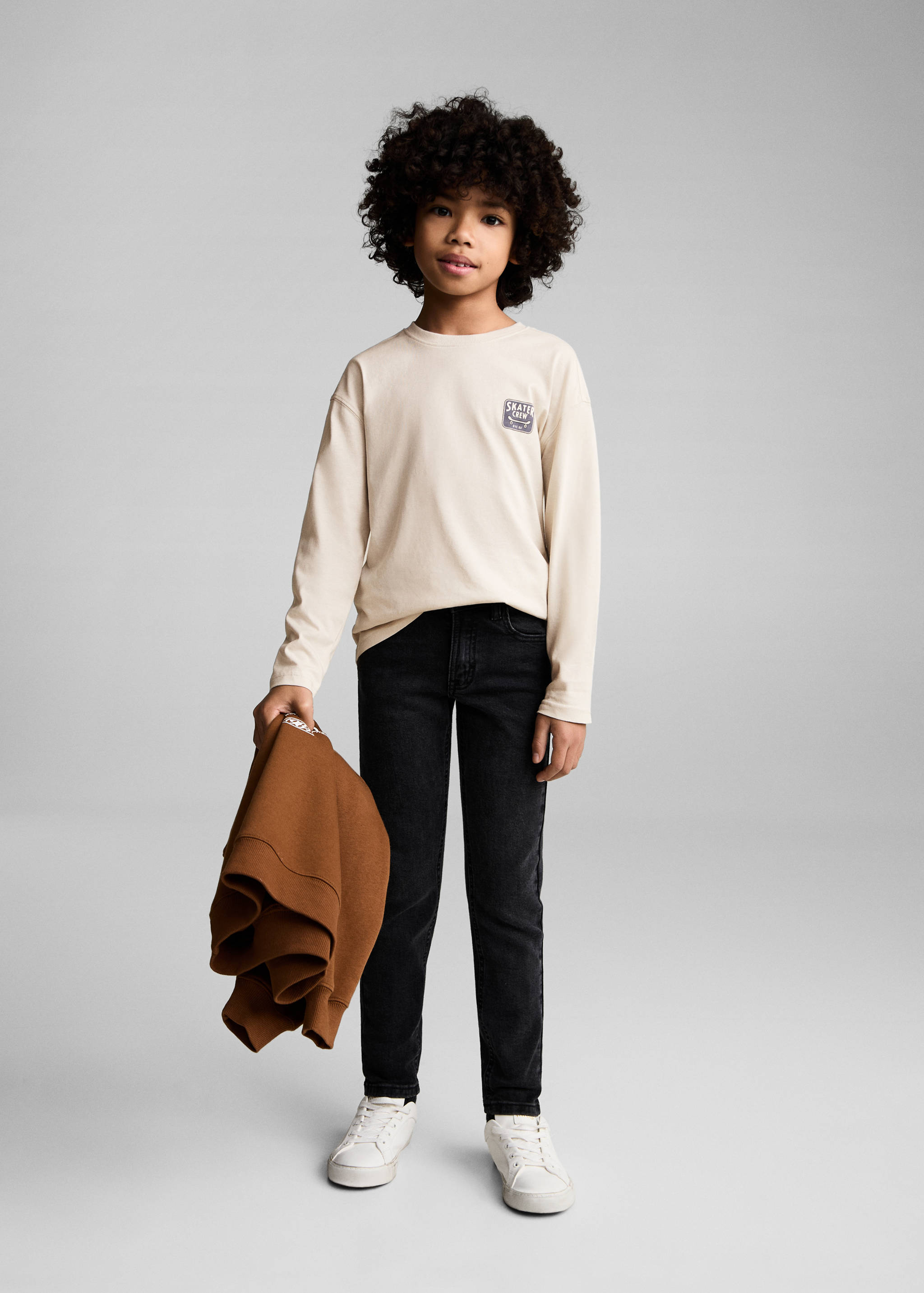 Printed cotton-blend t-shirt - General plane