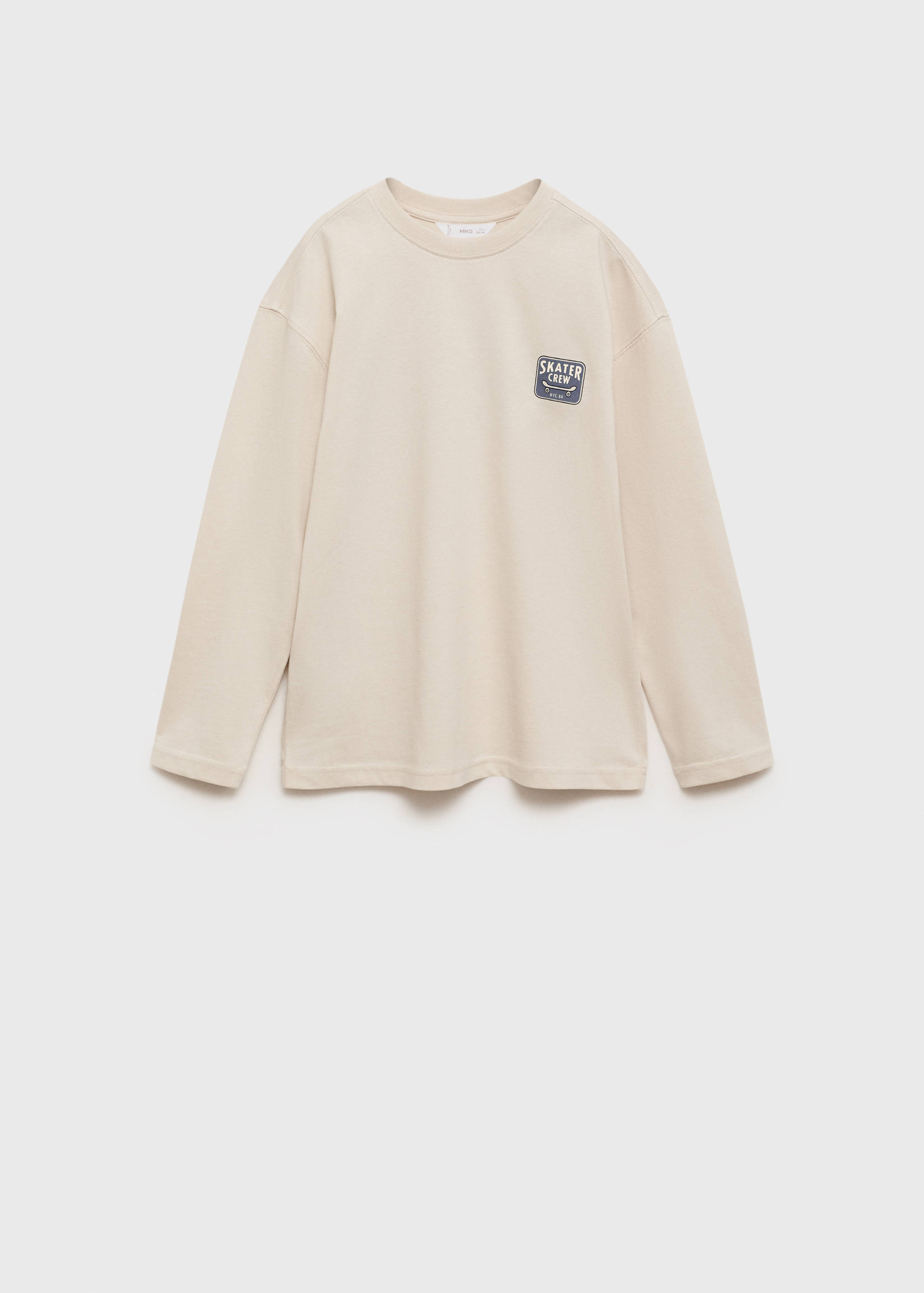 Printed cotton-blend t-shirt - Article without model