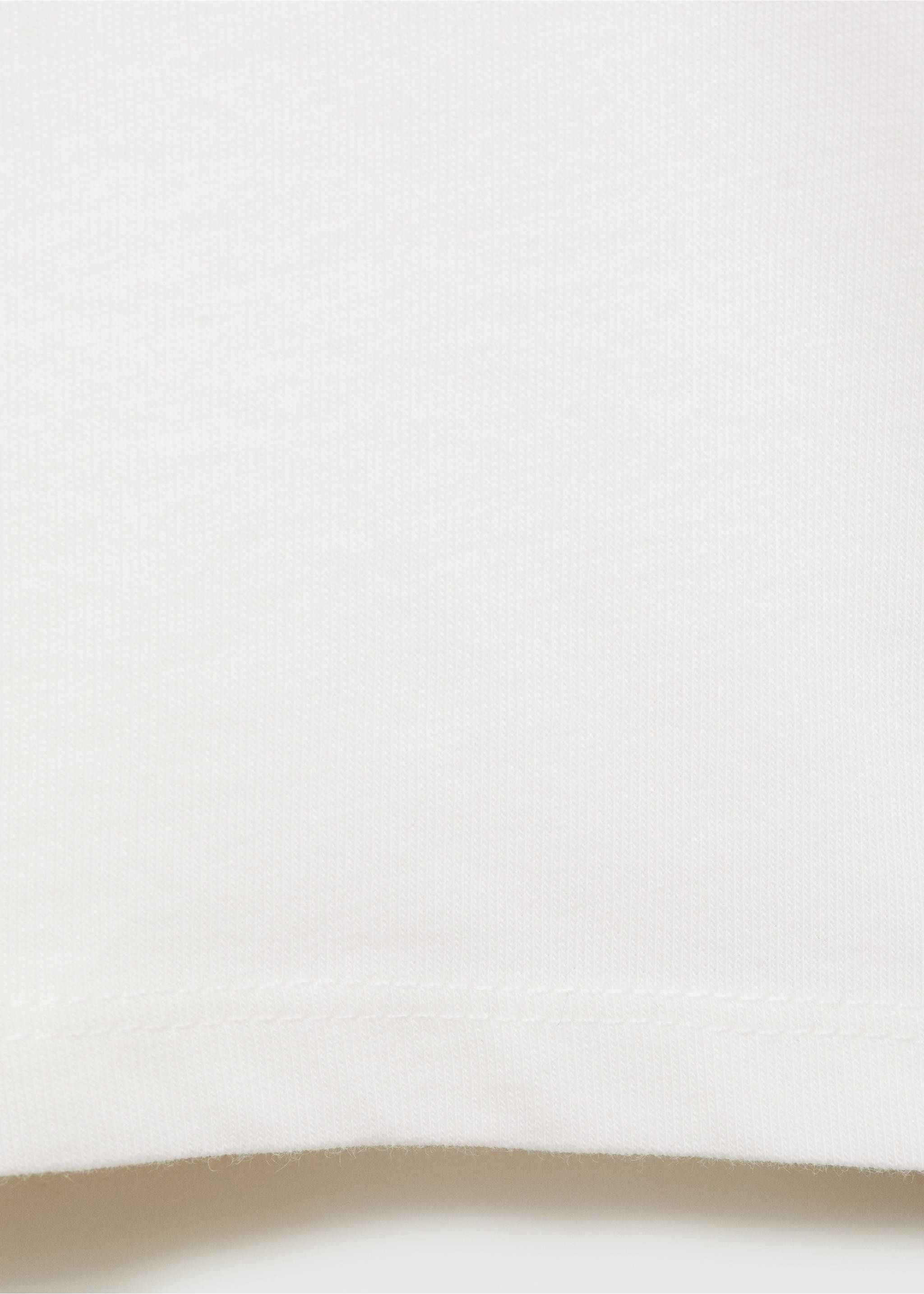 Printed long sleeve t-shirt - Details of the article 0, Off White. Ref: 87001534-00.