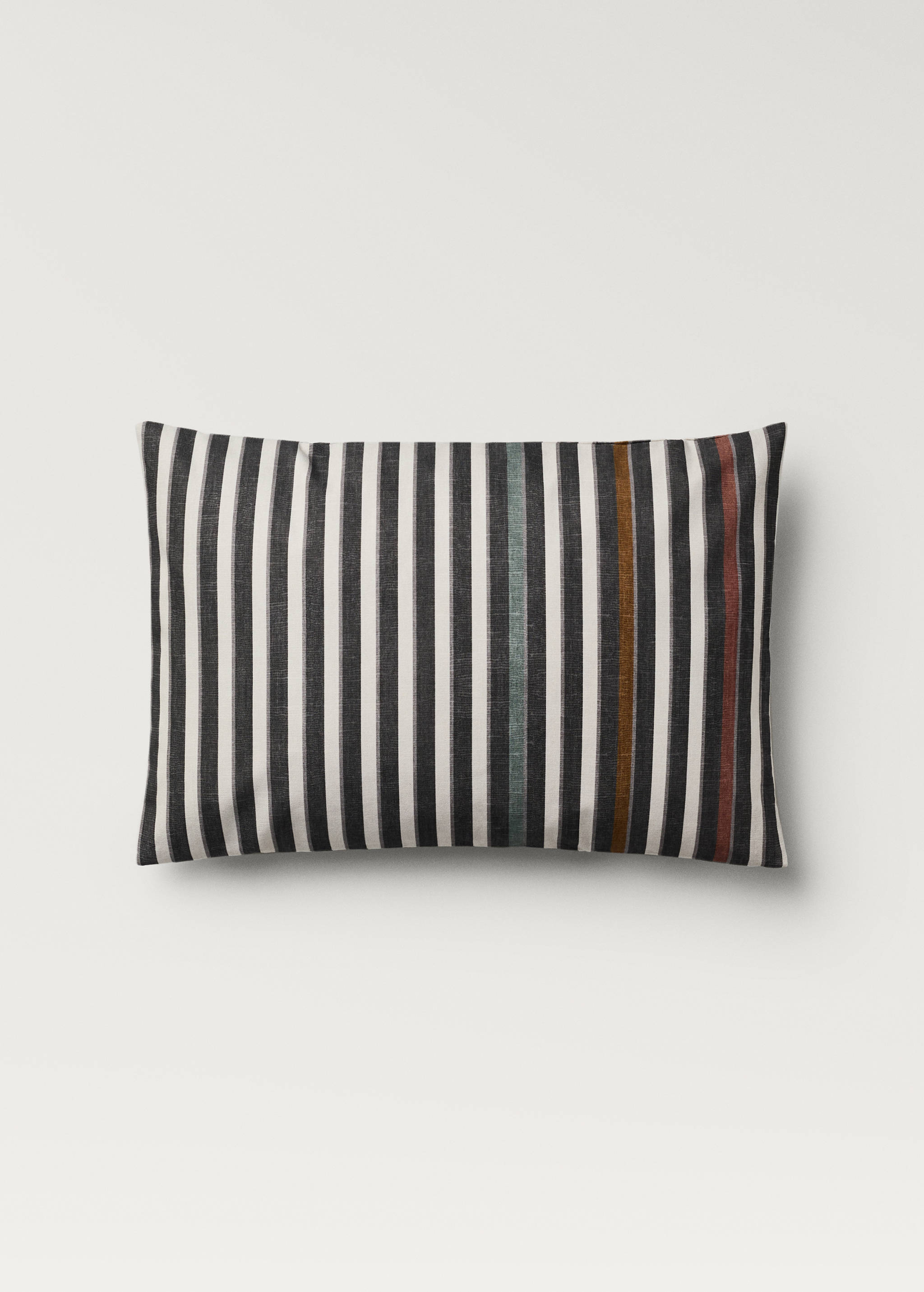 Housse de coussin imprimé rayures 40x60 cm - Article sans modèle