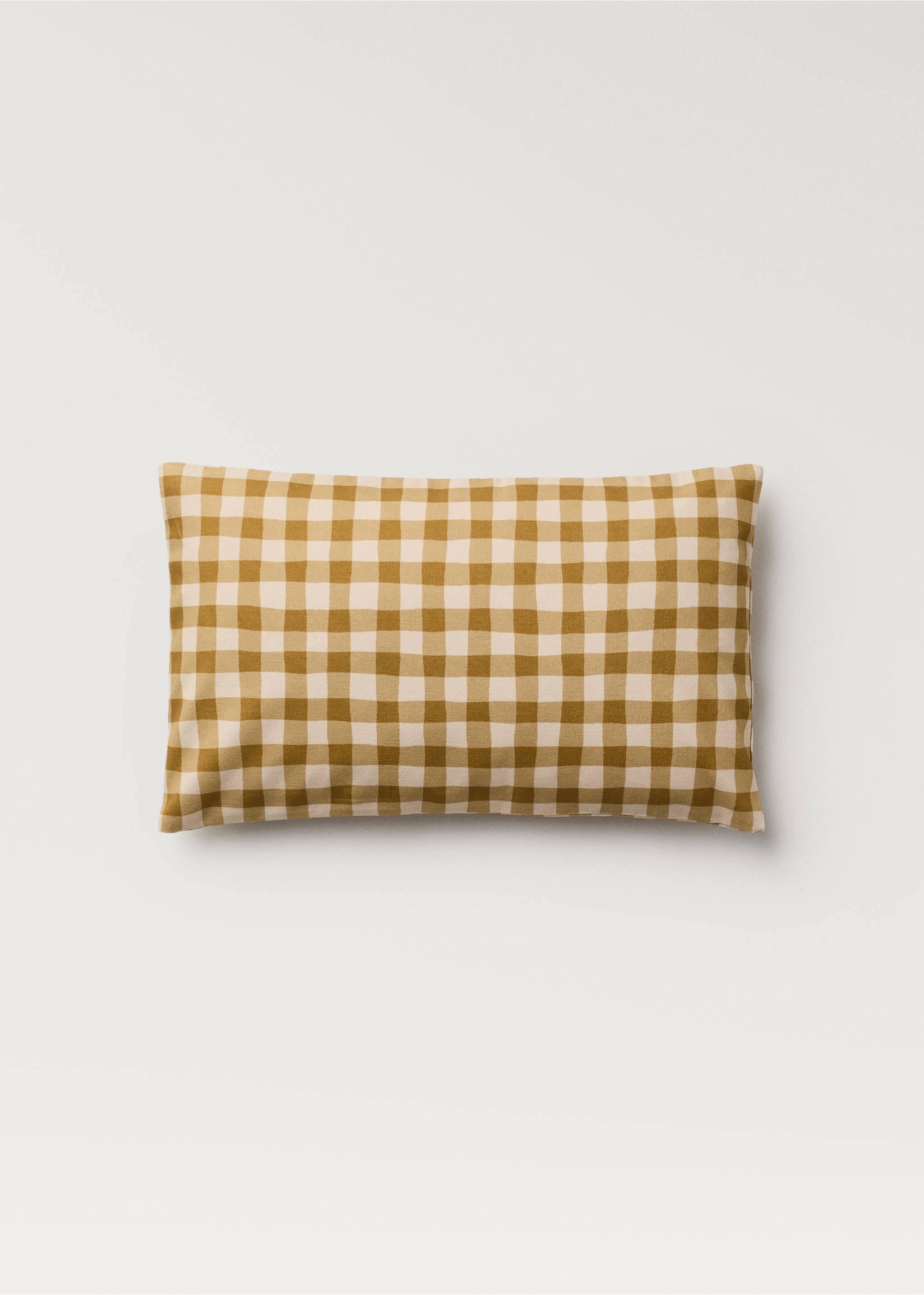 Kissenbezug aus Baumwolle mit Vichy-Karomuster, 30 x 50 cm - Artikel ohne Model, Apfelgrün. Ref: 87002031-00.