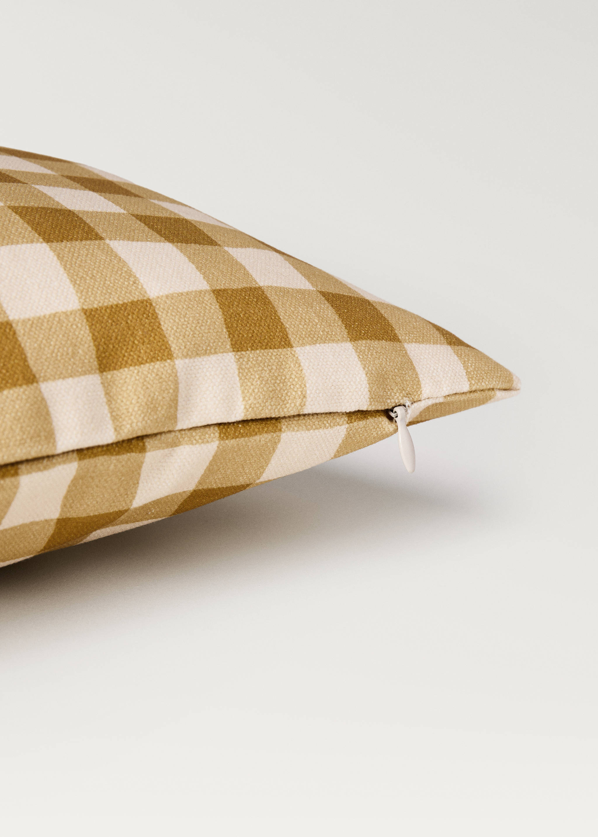 Kissenbezug aus Baumwolle mit Vichy-Karomuster, 30 x 50 cm - Detail des Artikels 1