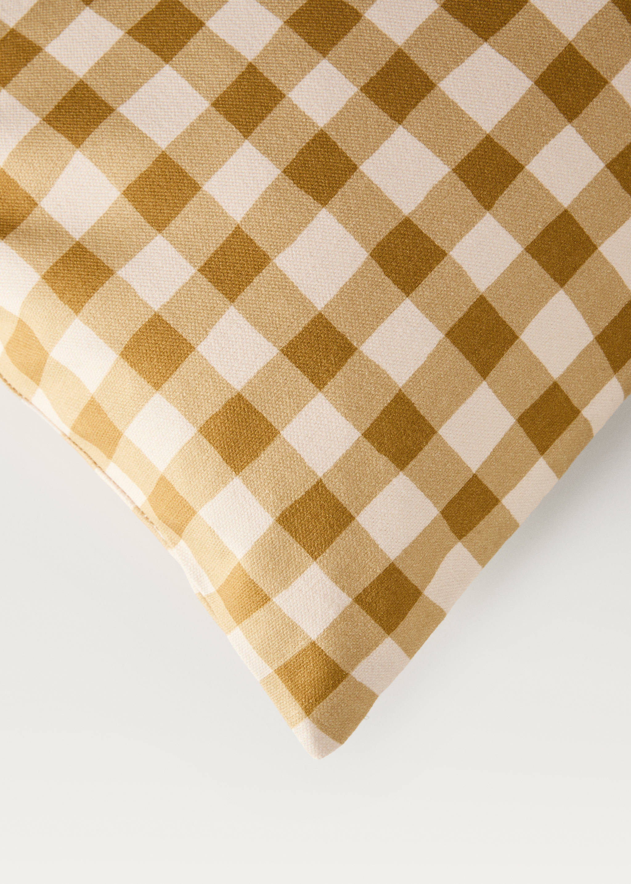 Kissenbezug aus Baumwolle mit Vichy-Karomuster, 30 x 50 cm - Detail des Artikels 2