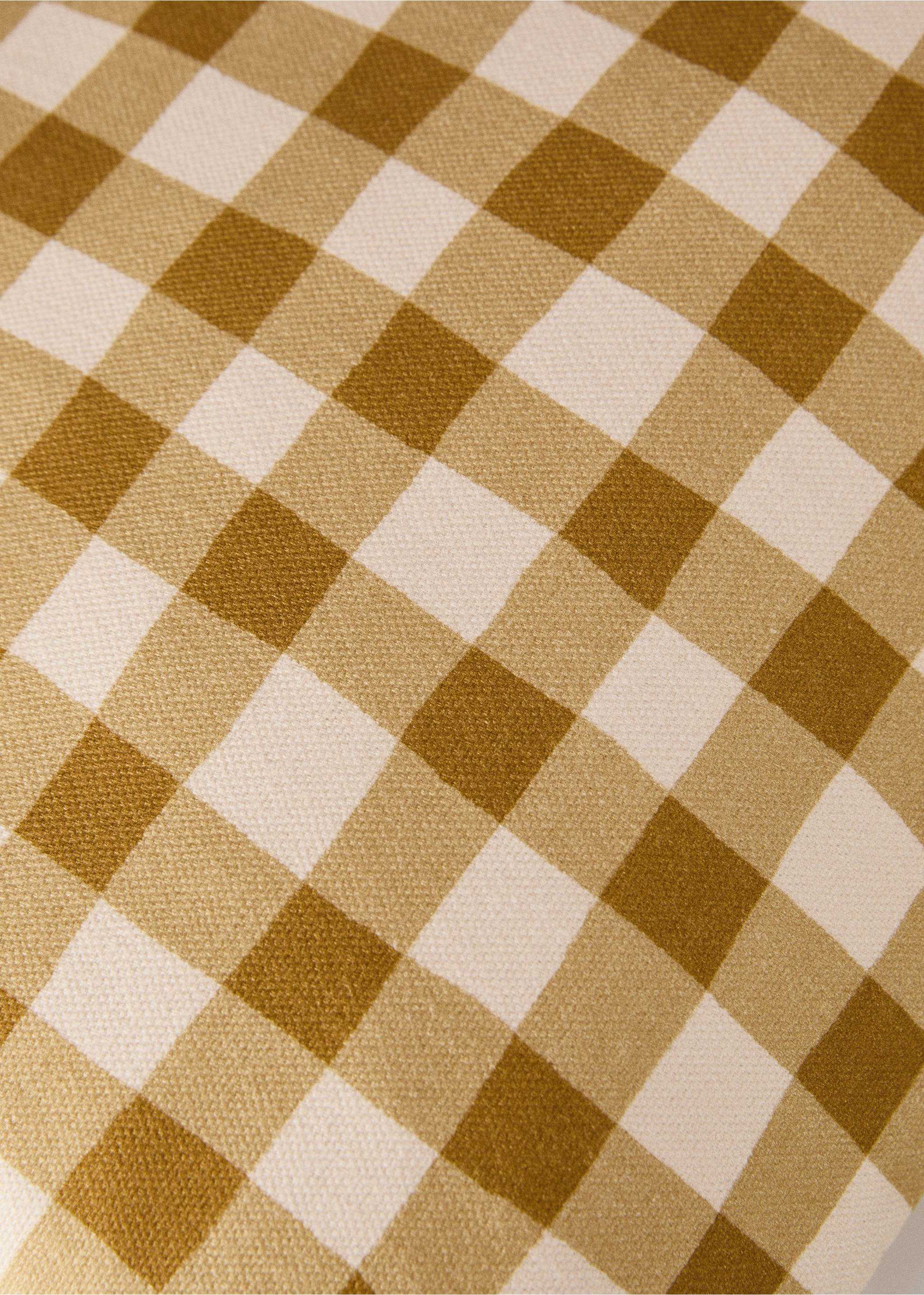 Kissenbezug aus Baumwolle mit Vichy-Karomuster, 30 x 50 cm - Detail des Artikels 3, Apfelgrün. Ref: 87002031-00.