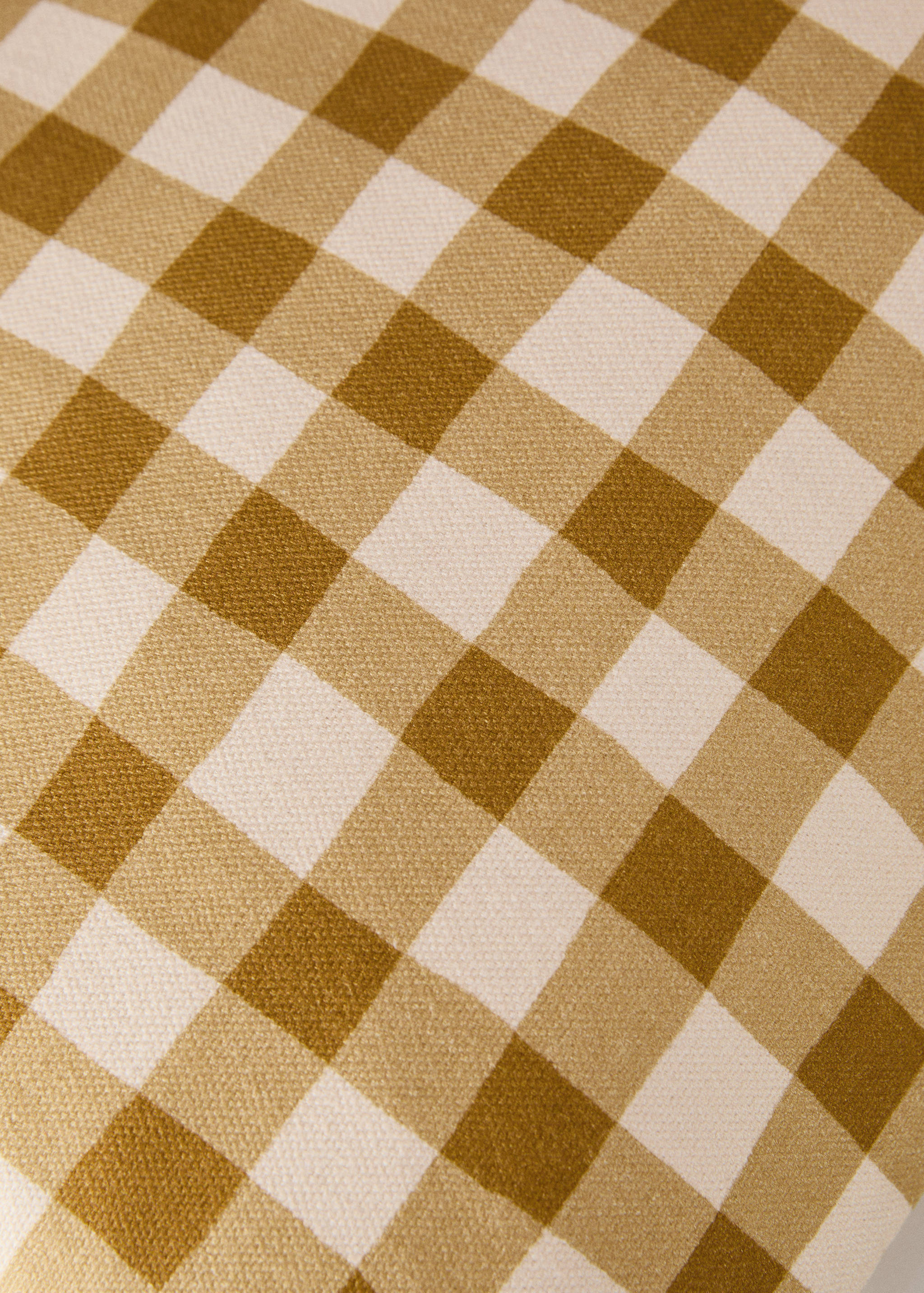 Kissenbezug aus Baumwolle mit Vichy-Karomuster, 30 x 50 cm - Detail des Artikels 3