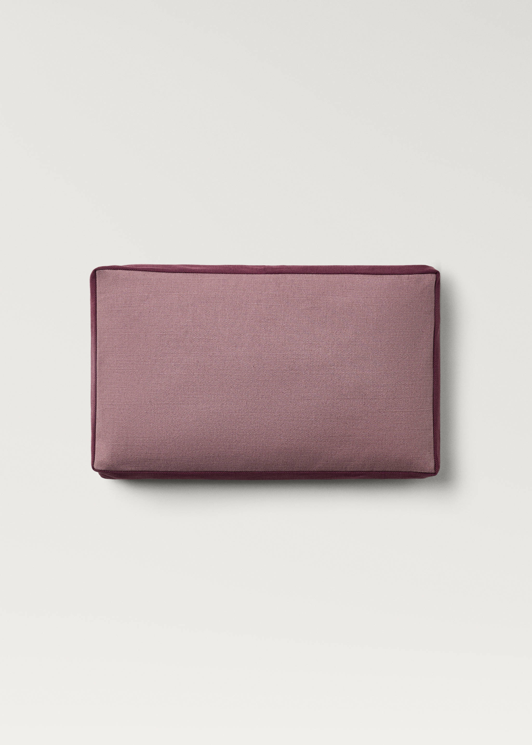 Linen two-tone box cushion cover 30x50 cm - Article without model