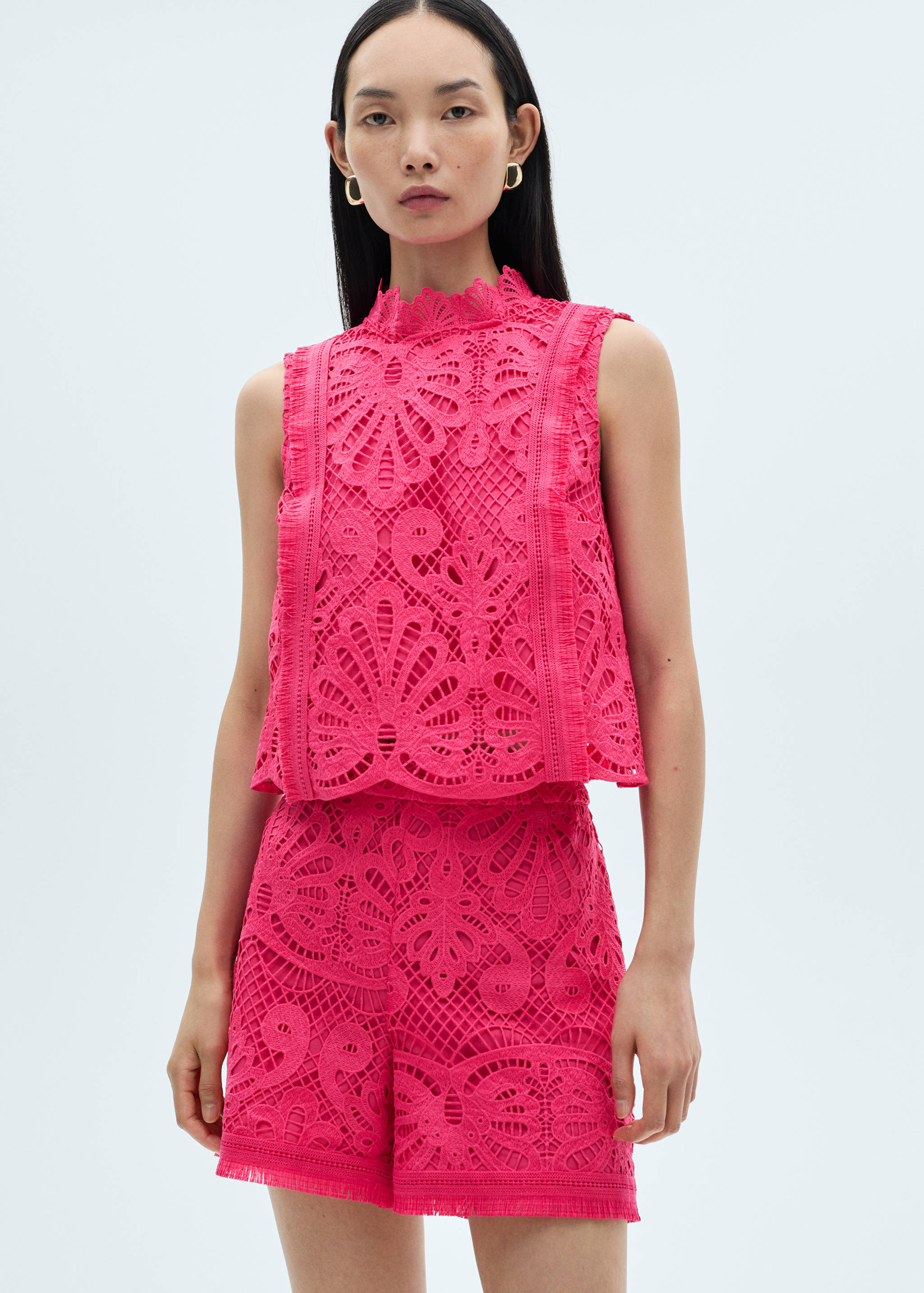 Crochet knitted shorts - Details of the article 1