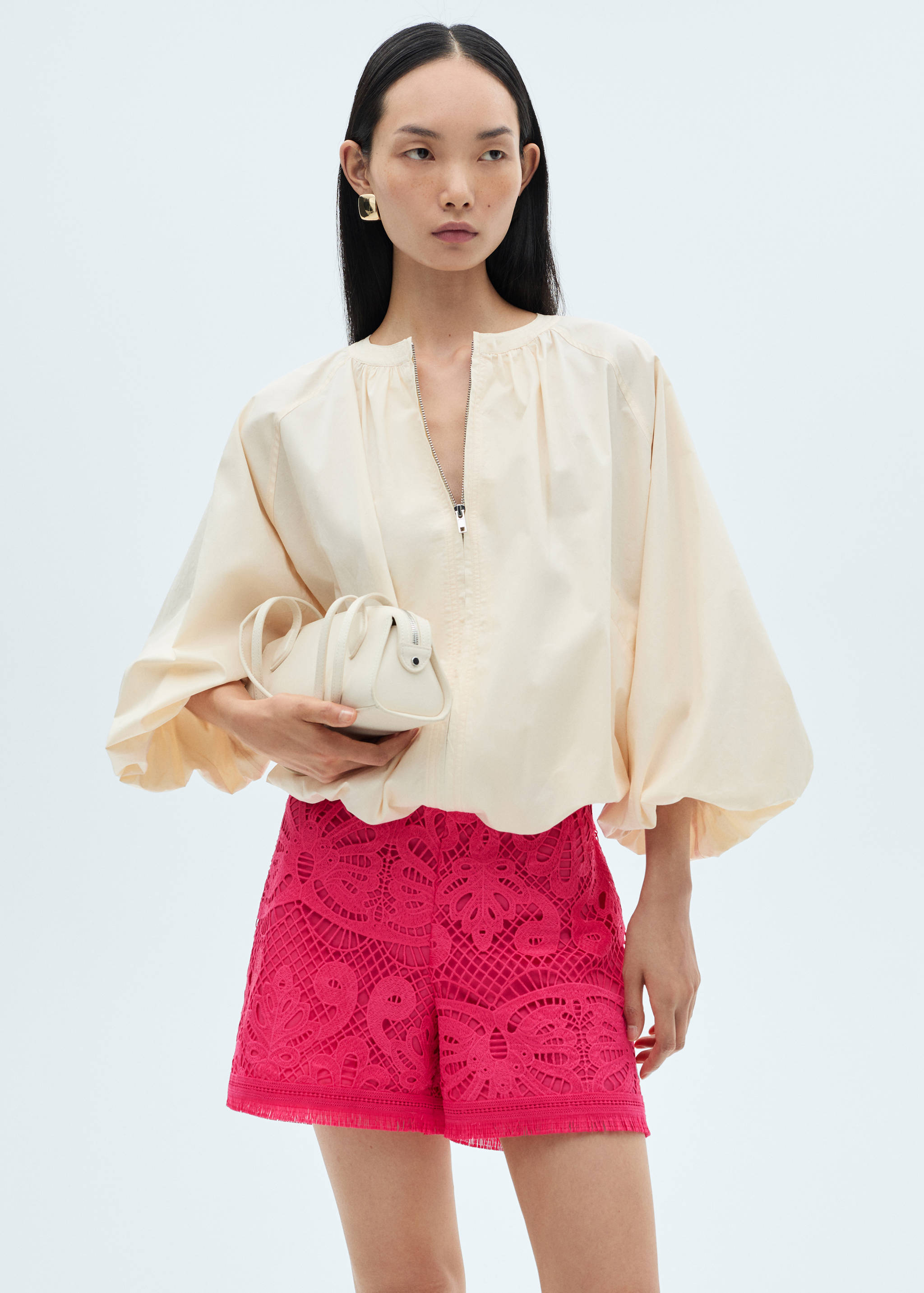 Crochet knitted shorts - Details of the article 2