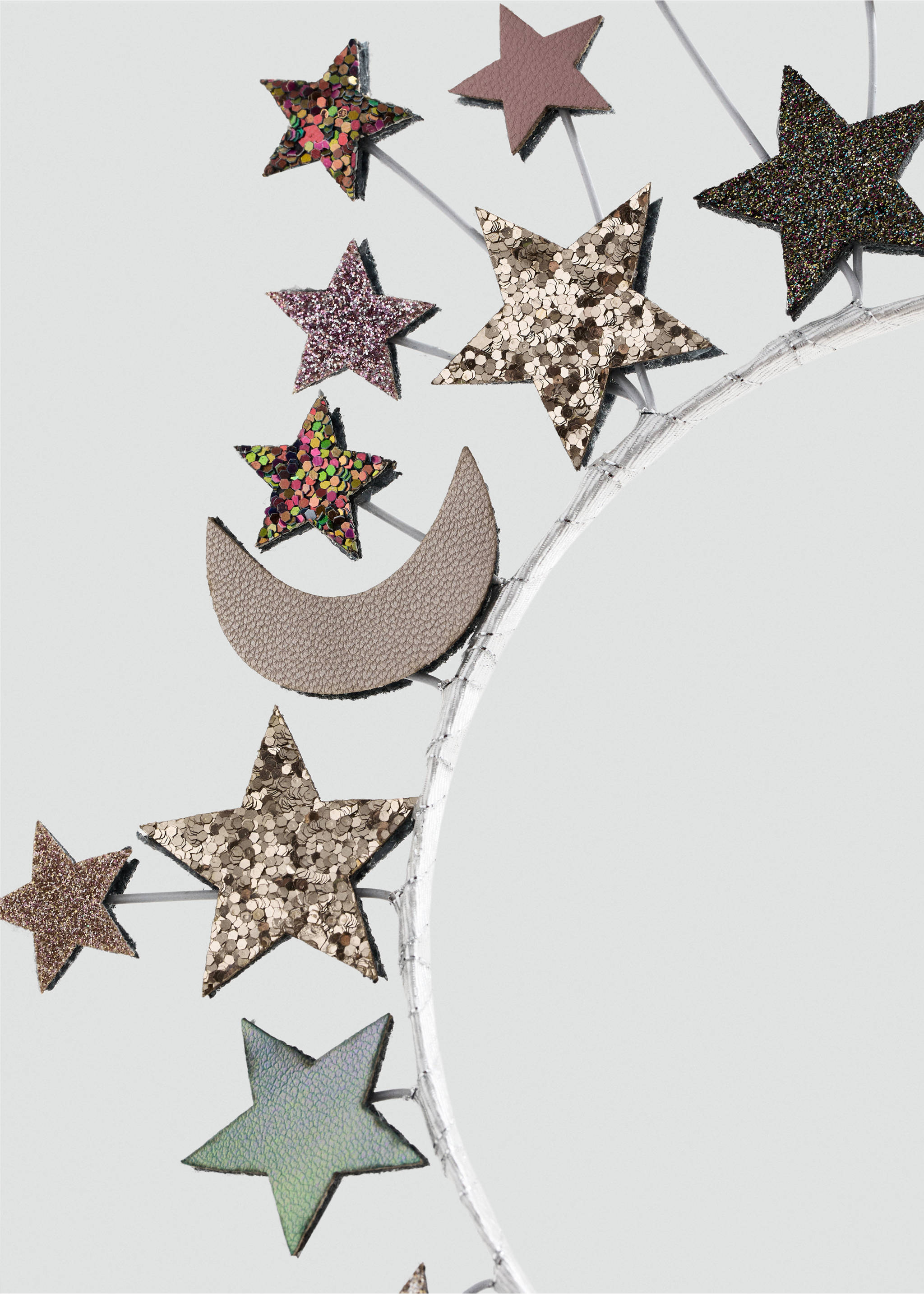 Stars hairband - Medium plane, Gold. Ref: 87002533-00.