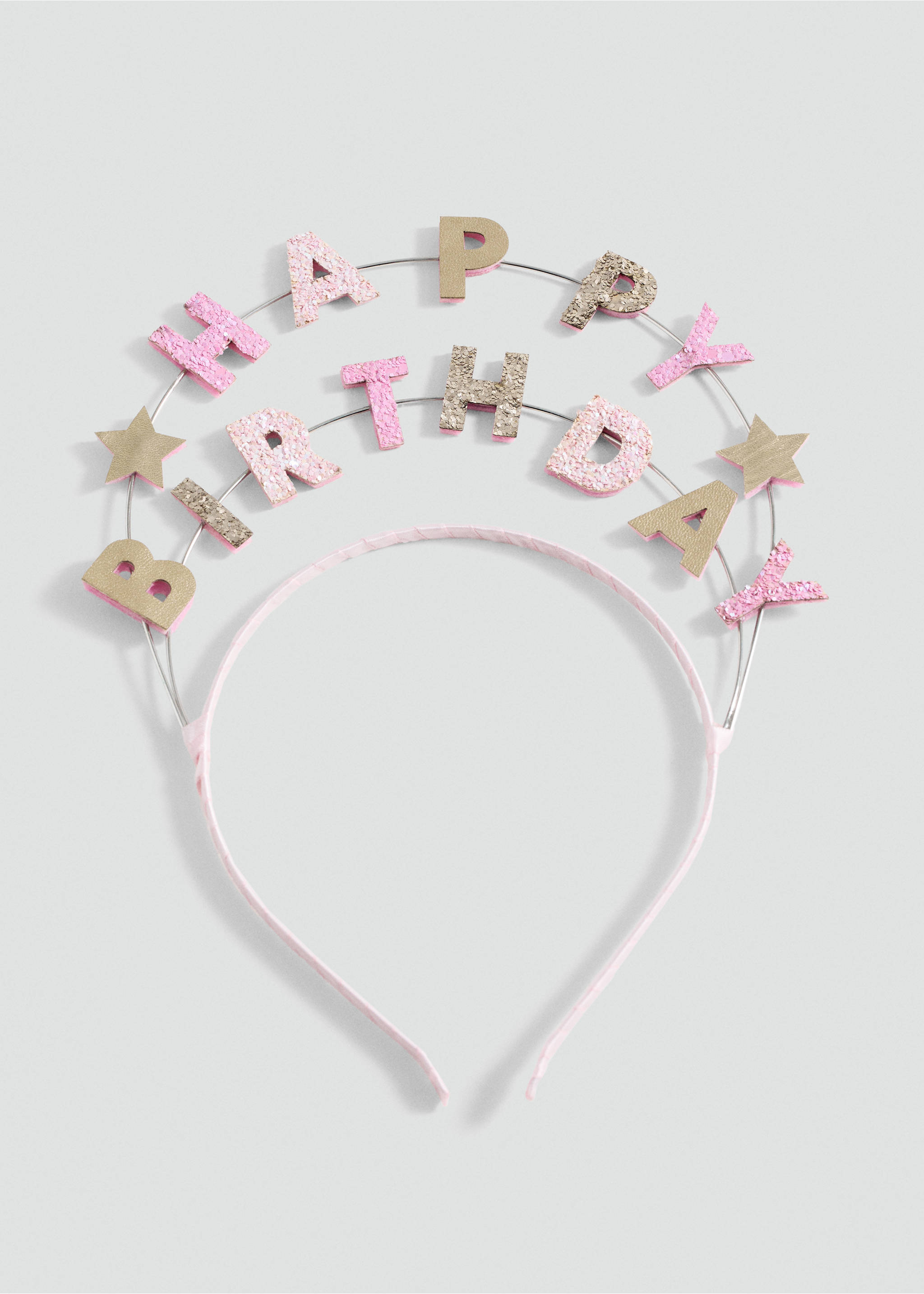 Birthday headband - Article without model, Gold. Ref: 87002534-00.