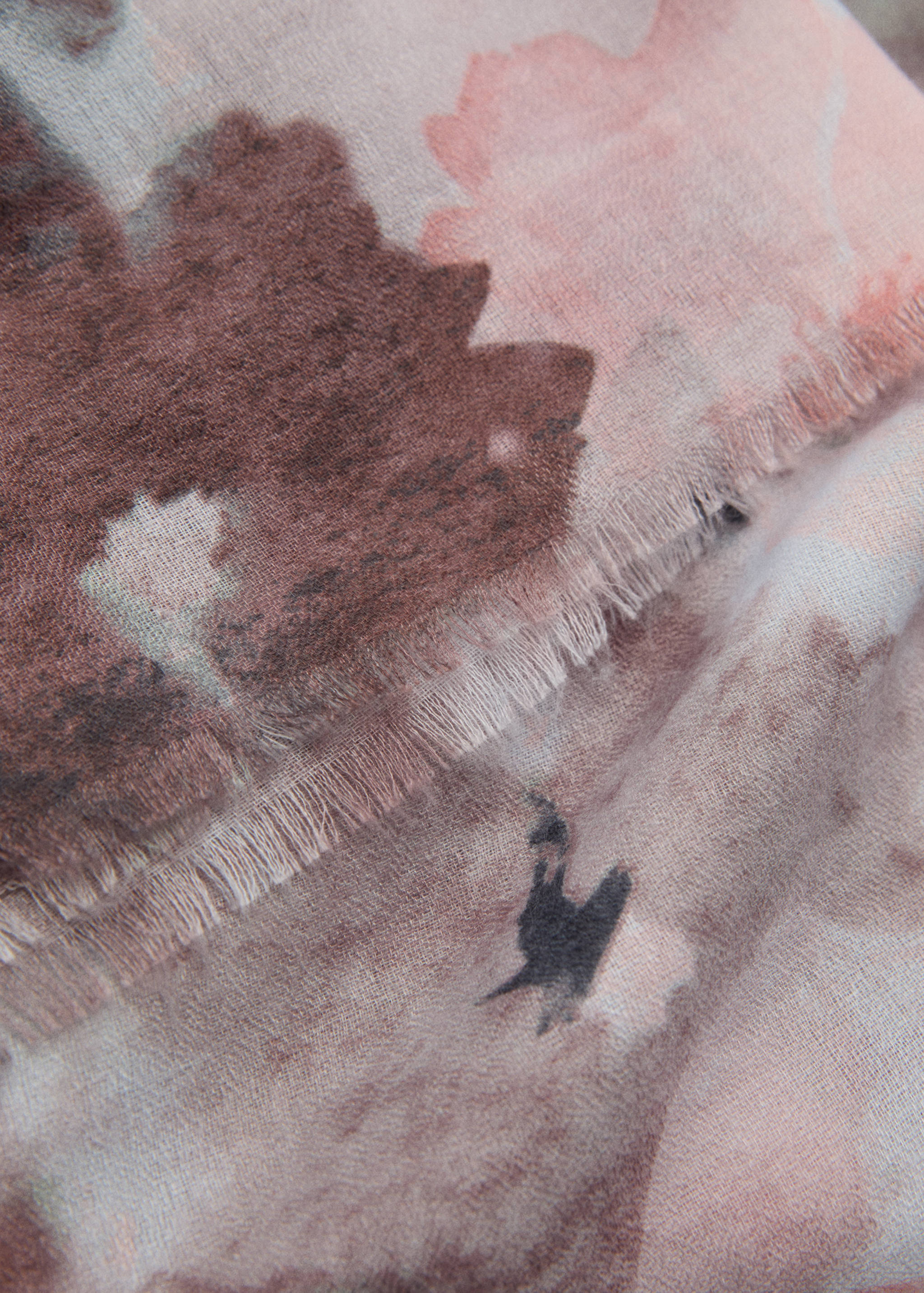 Foulard stampa floreale - Piano medio