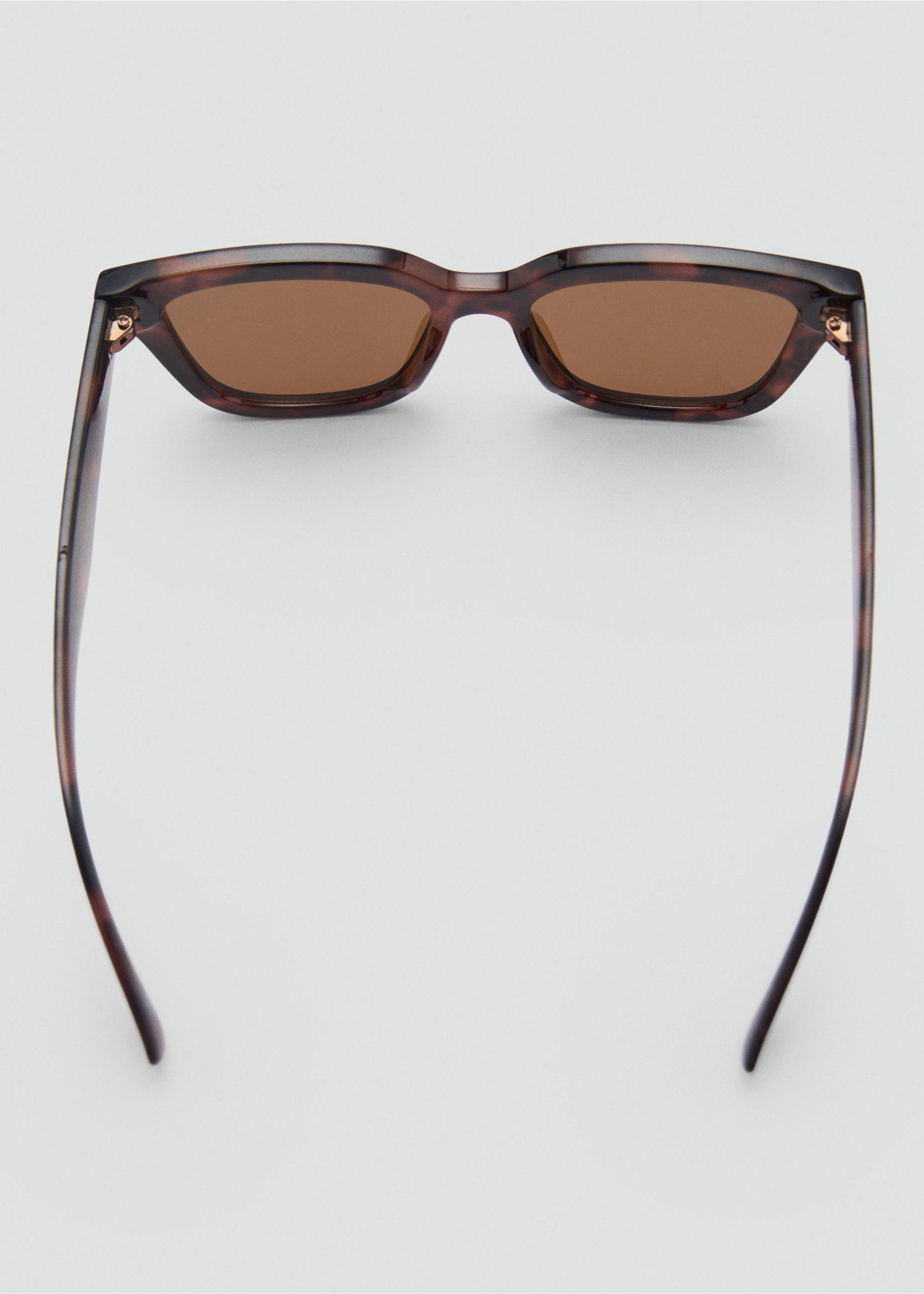 Resin frame sunglasses - Details of the article 1, Chocolate. Ref: 87002538-00.