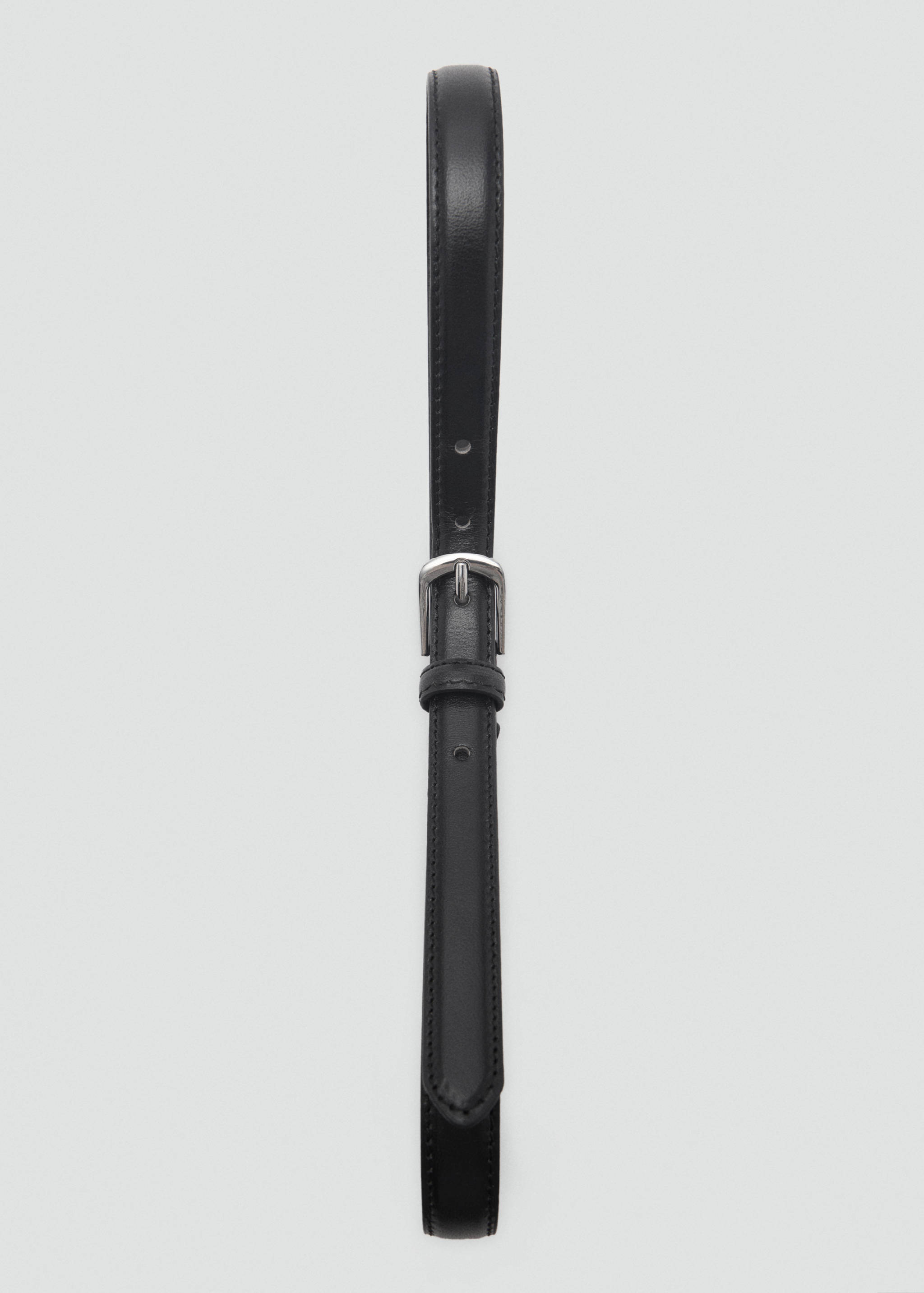 Leather skinny belt - Details of the article 2