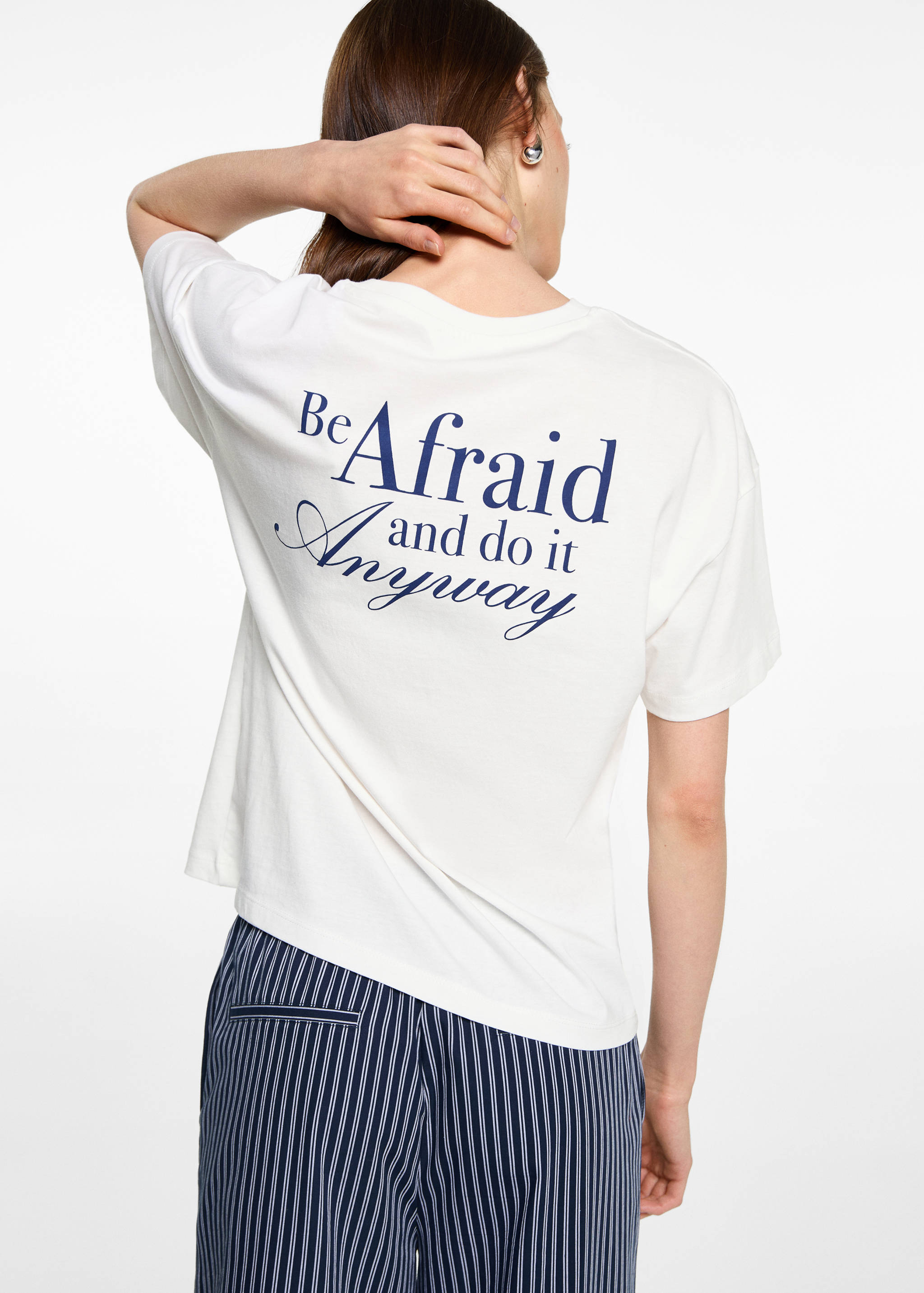 T-shirt coton message - Verso de l’article