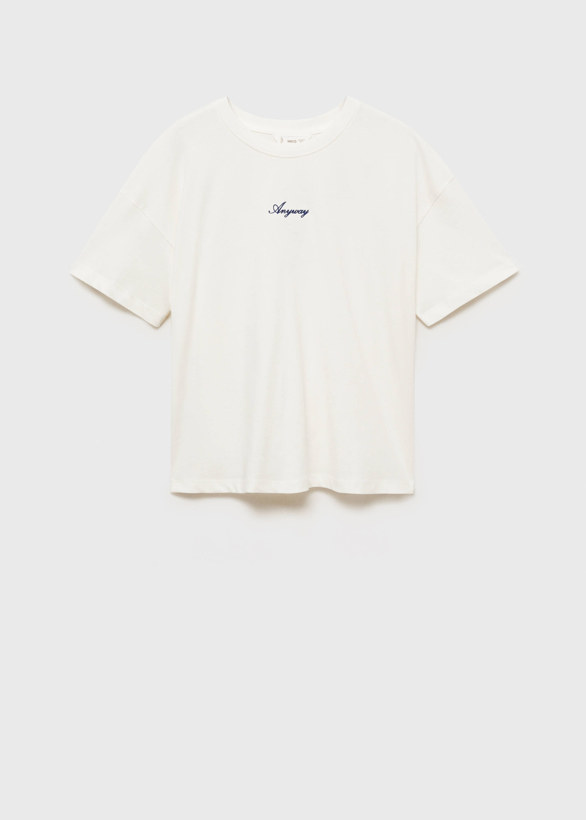 T-shirt coton message - Article sans modèle