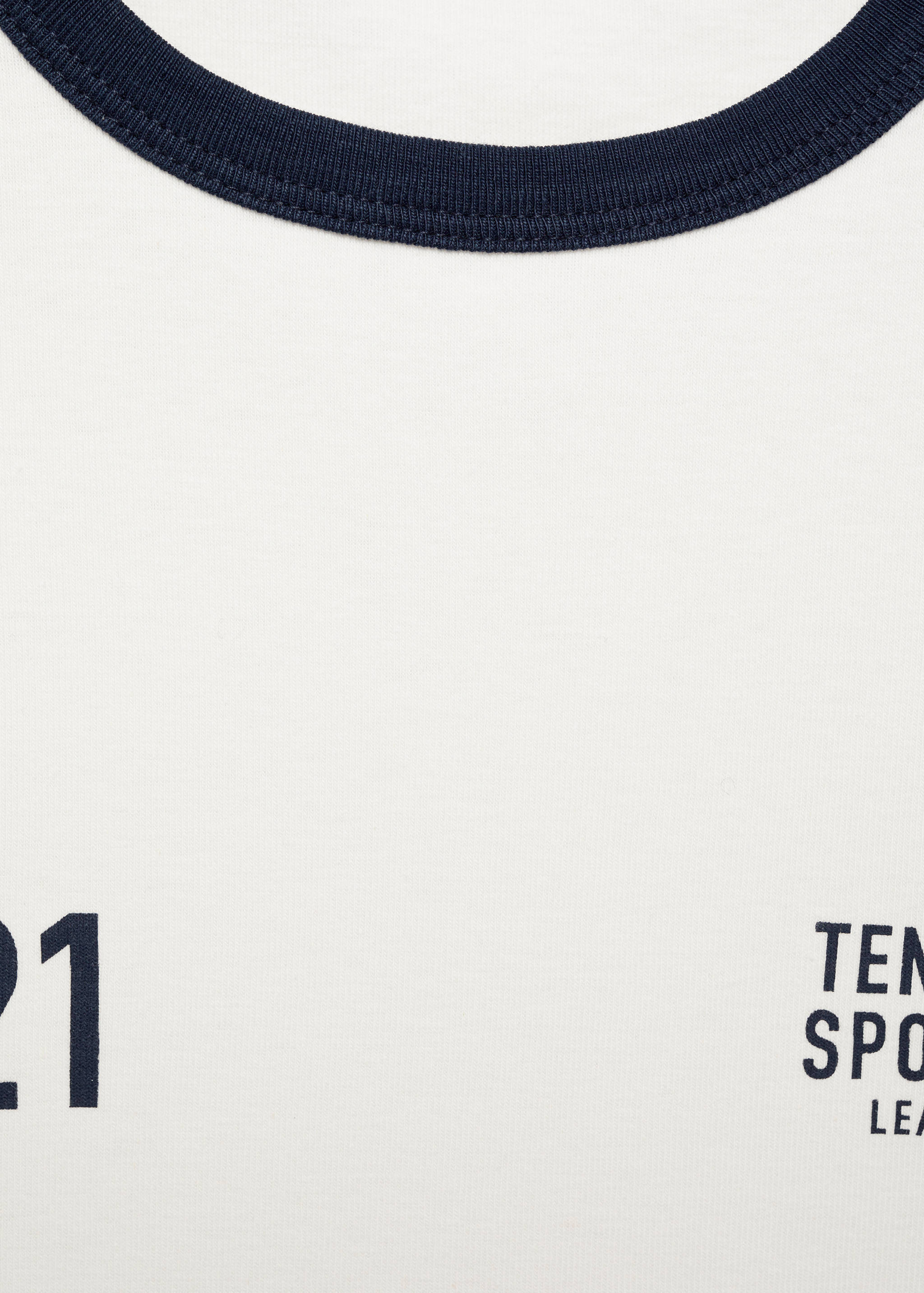 Cropped cotton T-shirt - Details of the article 8