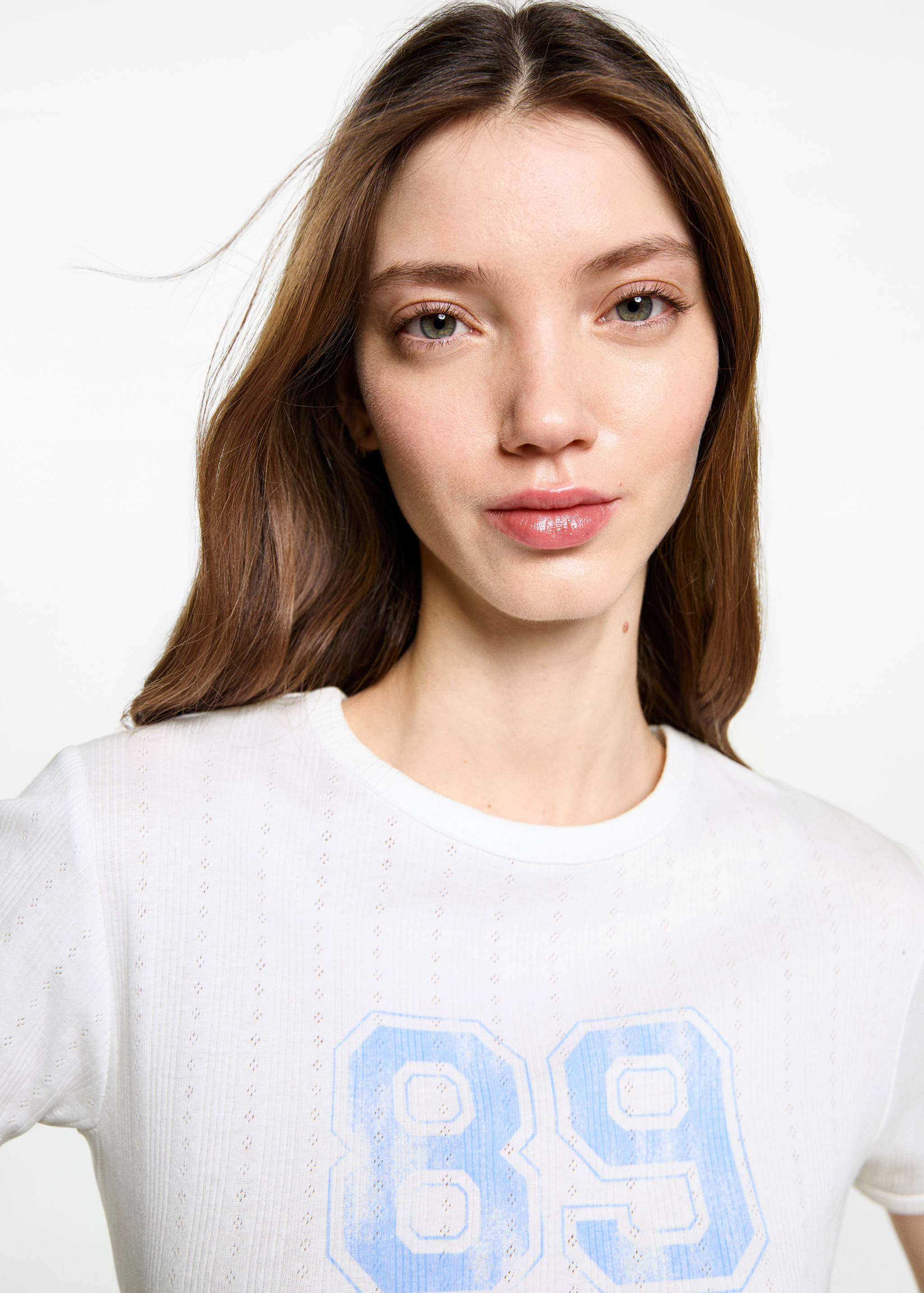 Kort kortärmad t-shirt - Detaljer om artikeln 1