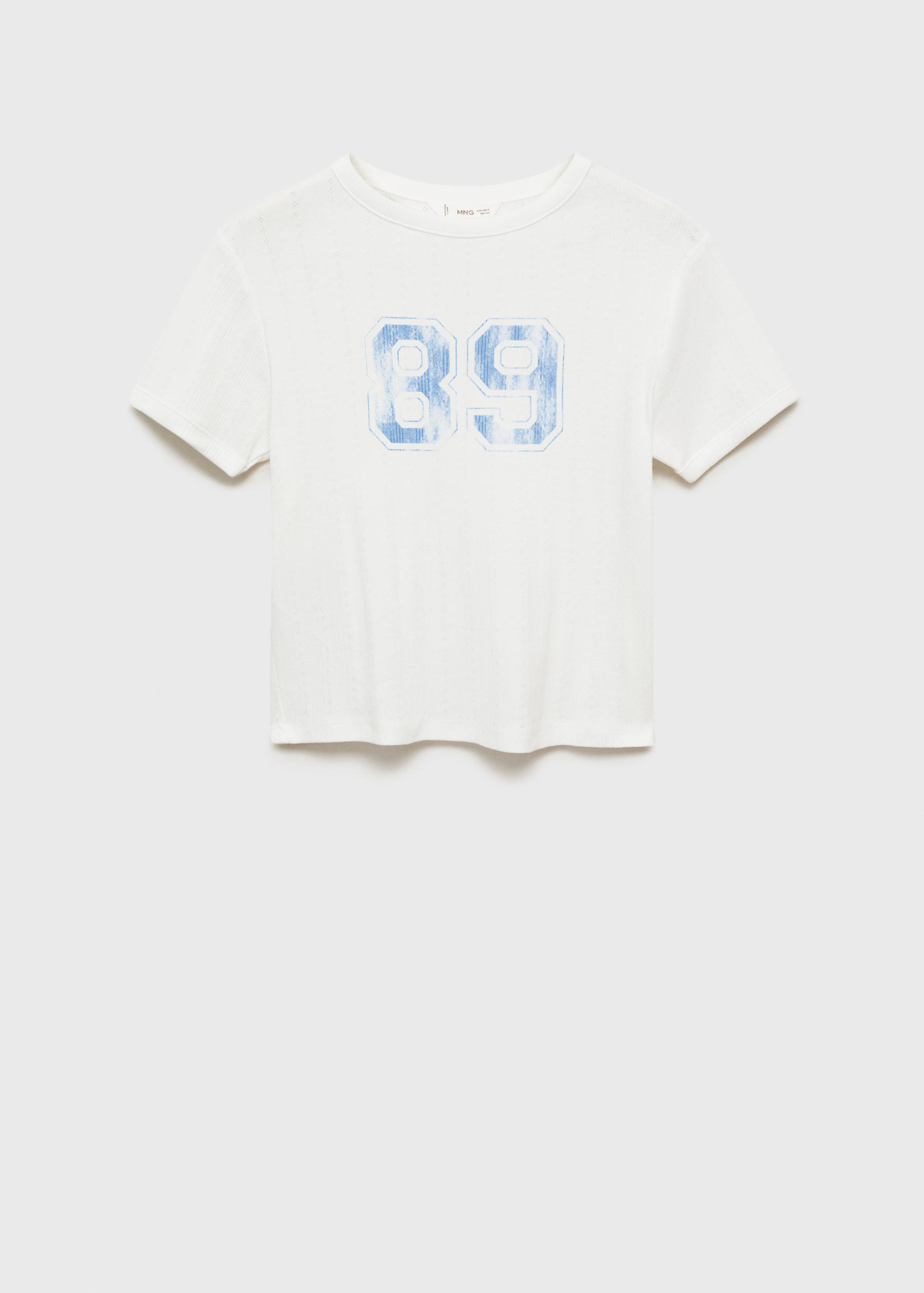 Kort kortärmad t-shirt - Artikel utan modell