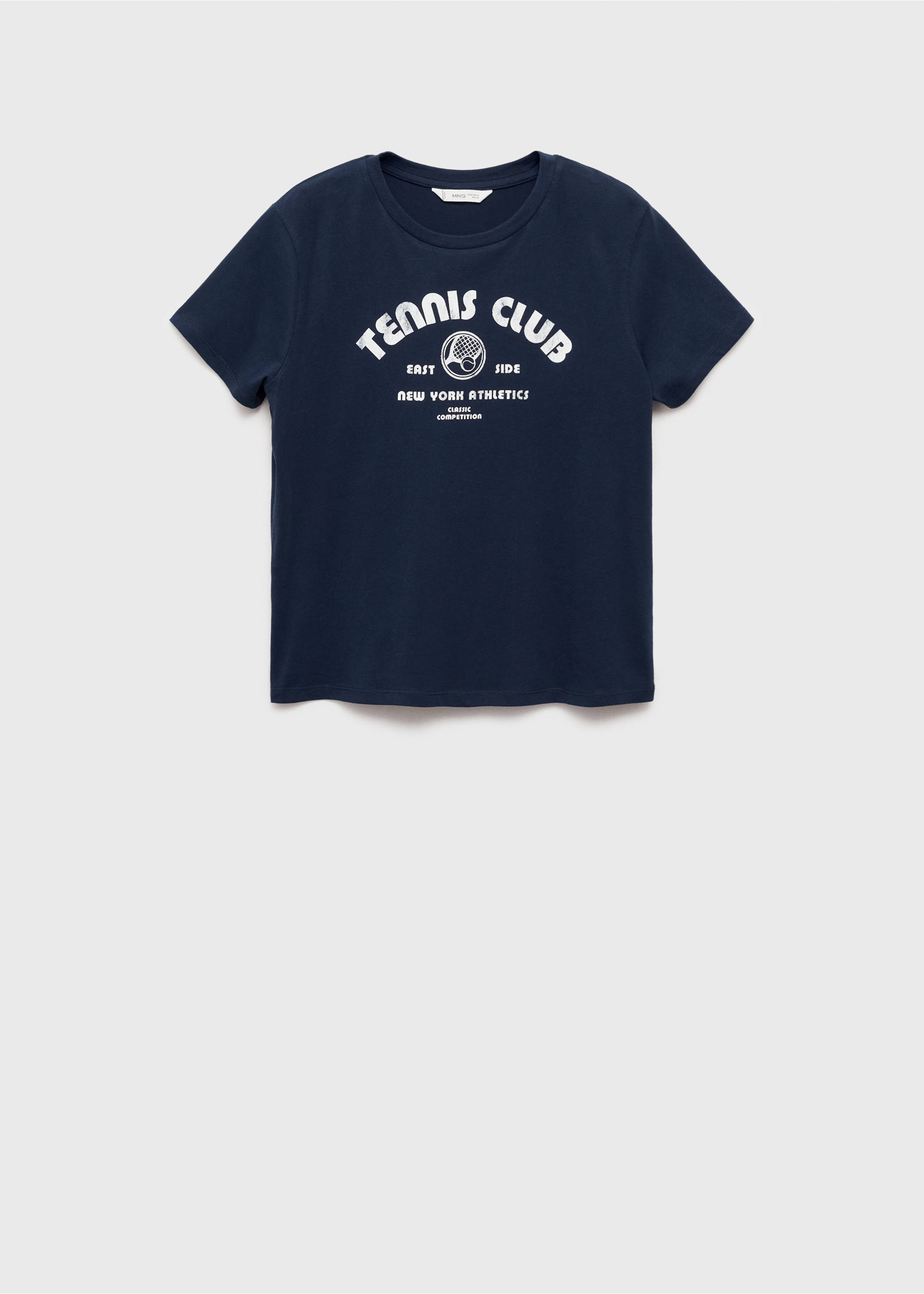Camiseta mensaje manga corta - Artículo sin modelo, Azul marino oscuro. Ref: 87002546-00.