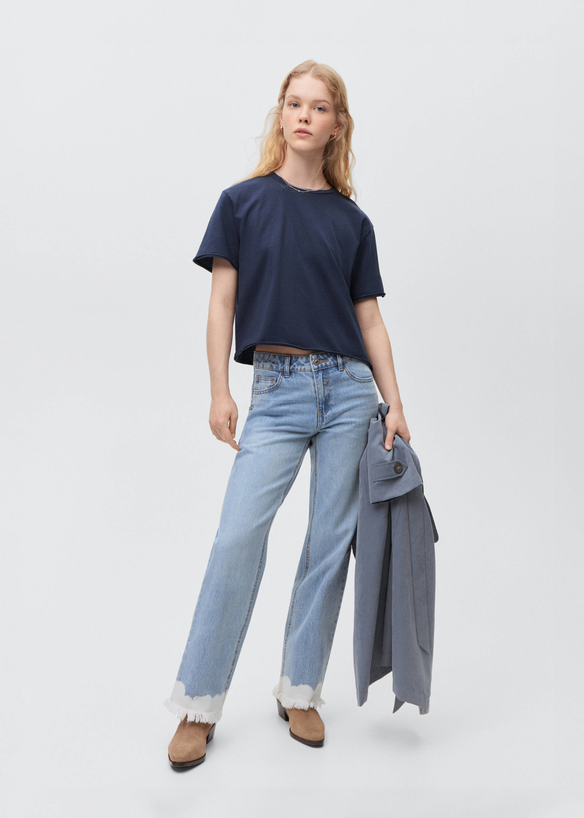 Crop T-shirt - General plane