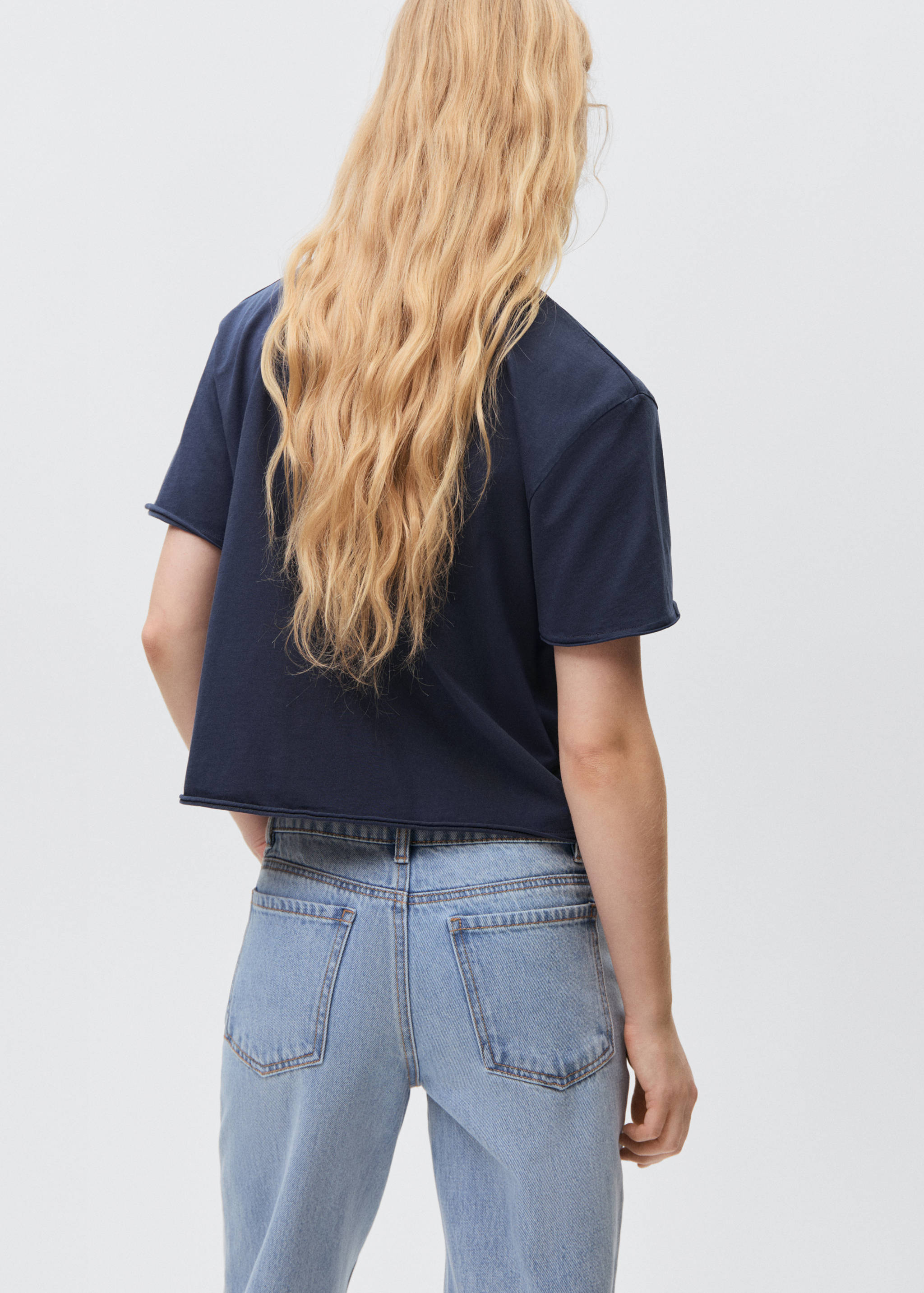 Crop T-shirt - Reverse of the article