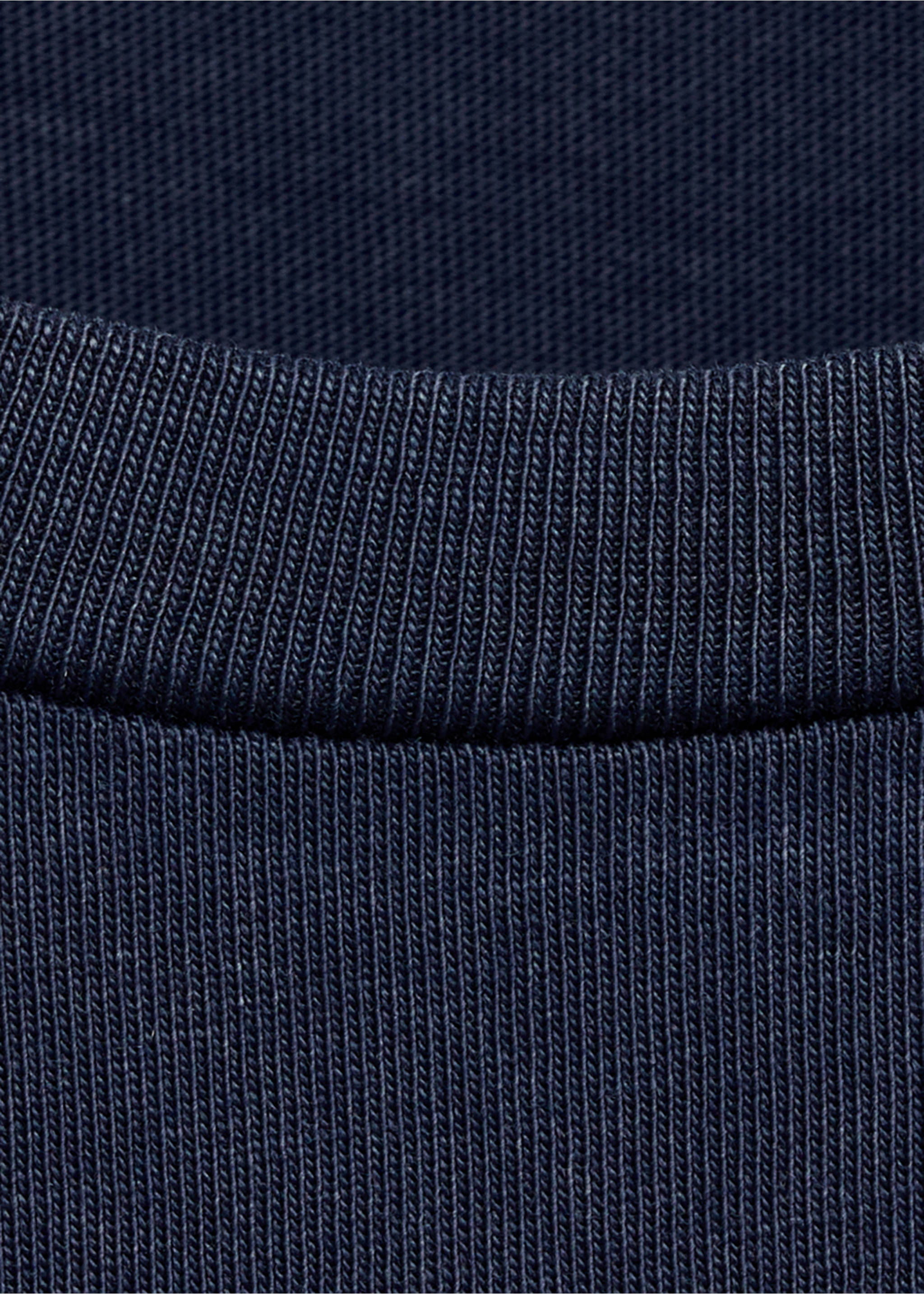 Crop T-shirt - Details of the article 8, Dark Navy. Ref: 87002547-00.