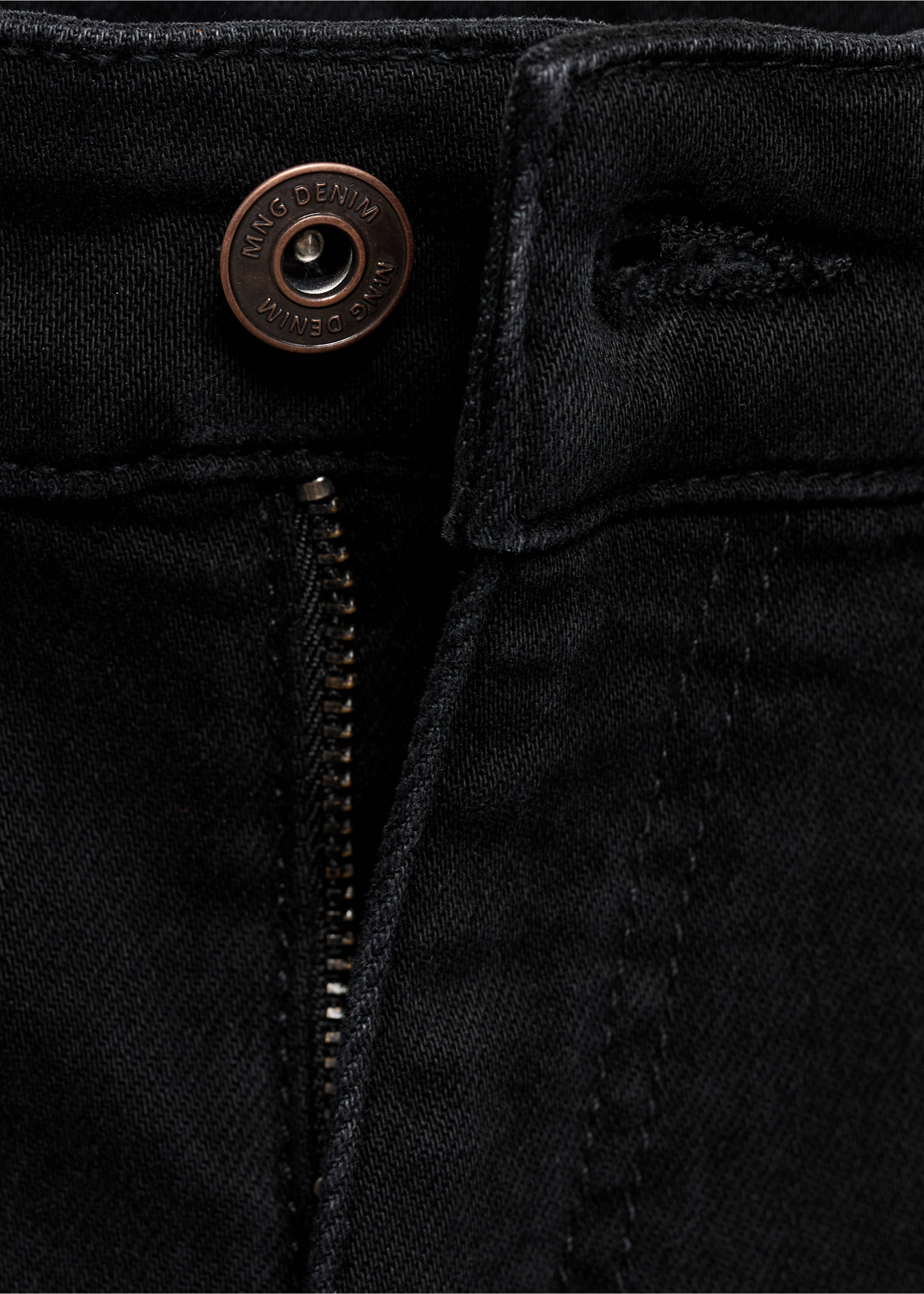 Jude skinny-fit jeans - Details of the article 8, Black denim. Ref: 87002895-00.