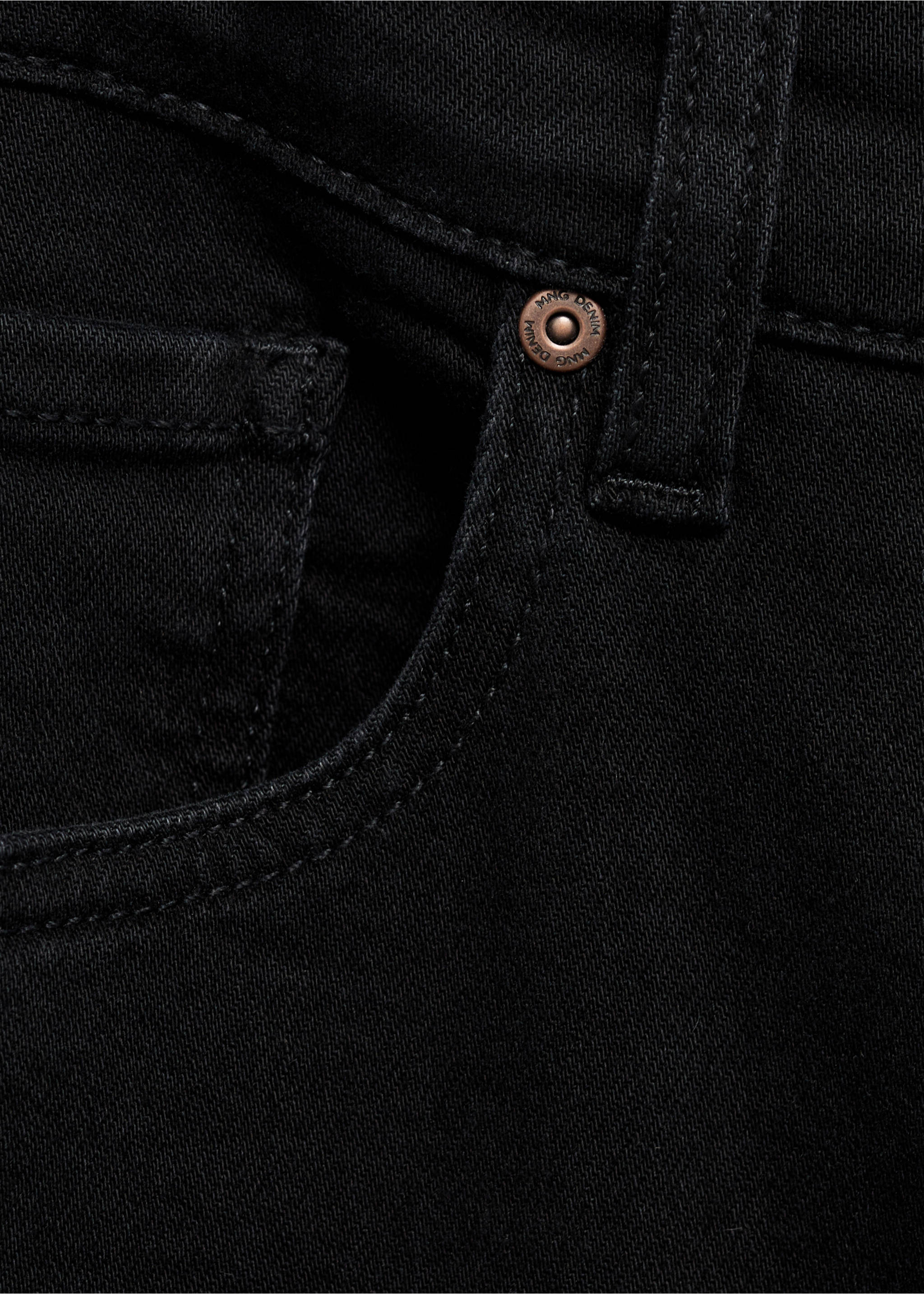 Jude skinny-fit jeans - Details of the article 0, Black denim. Ref: 87002895-00.