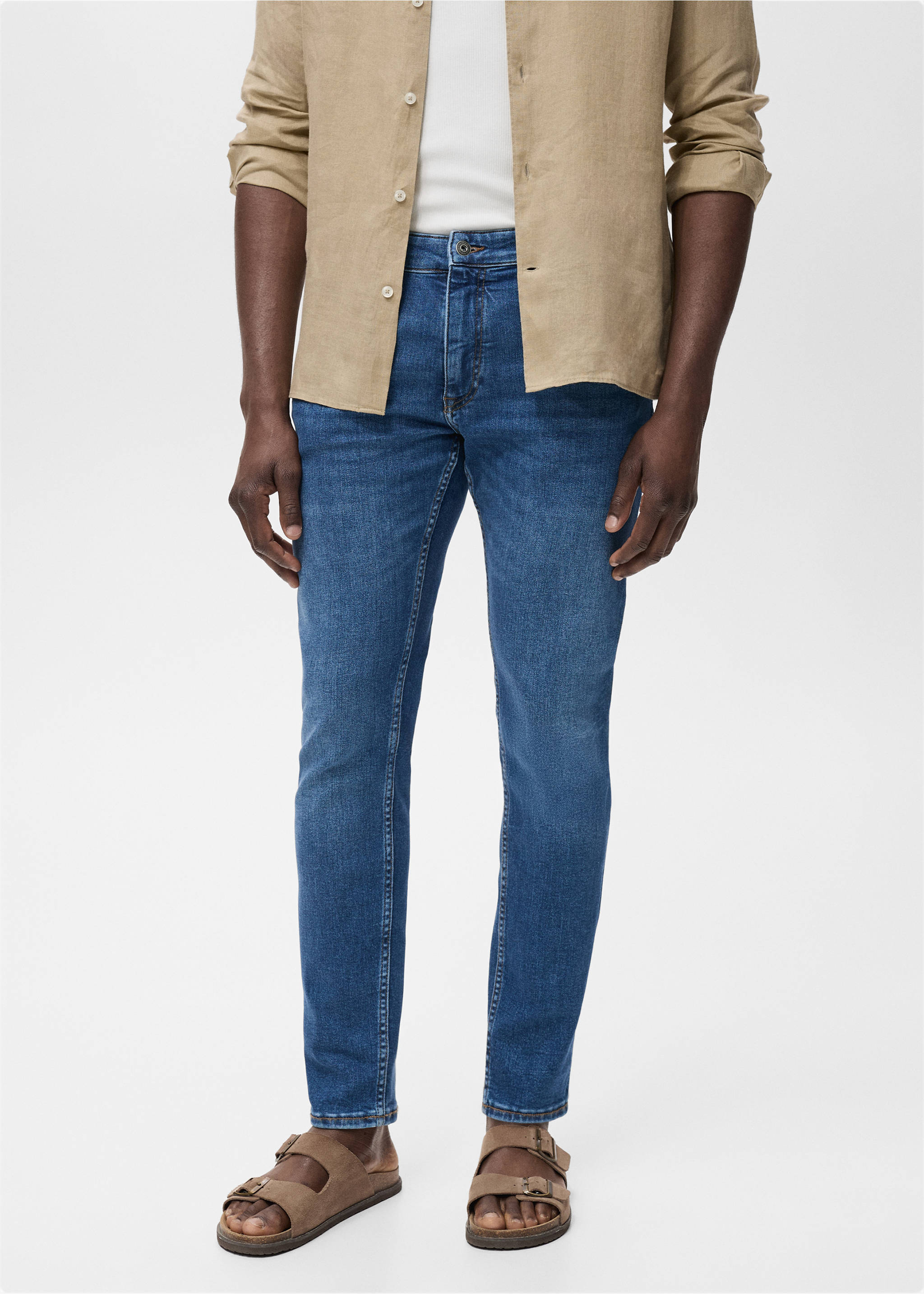 Jude skinny-fit jeans - Medium plane, Dark Blue. Ref: 87002896-00.