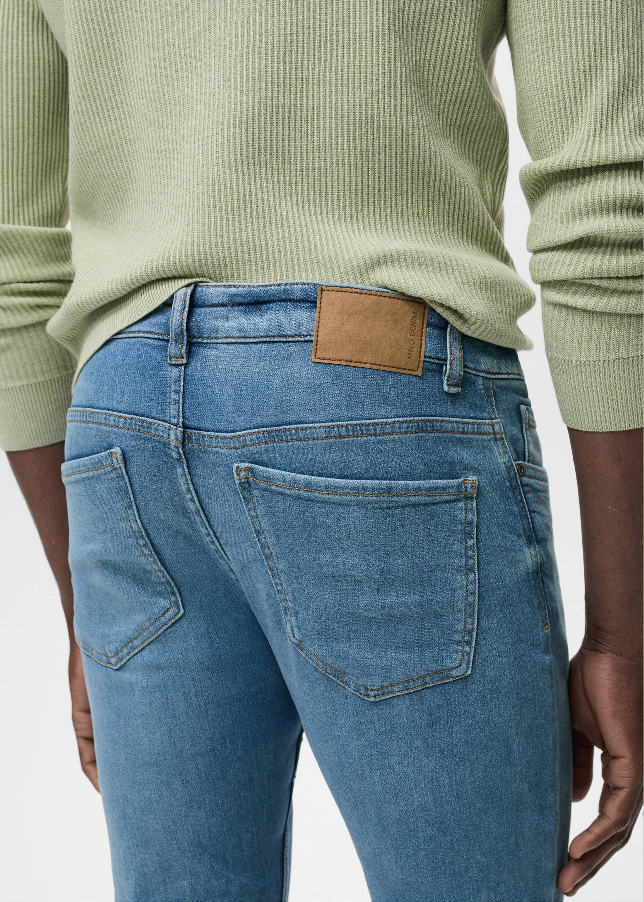 Jude skinny-fit jeans - Details of the article 2, Medium Blue. Ref: 87002898-00.