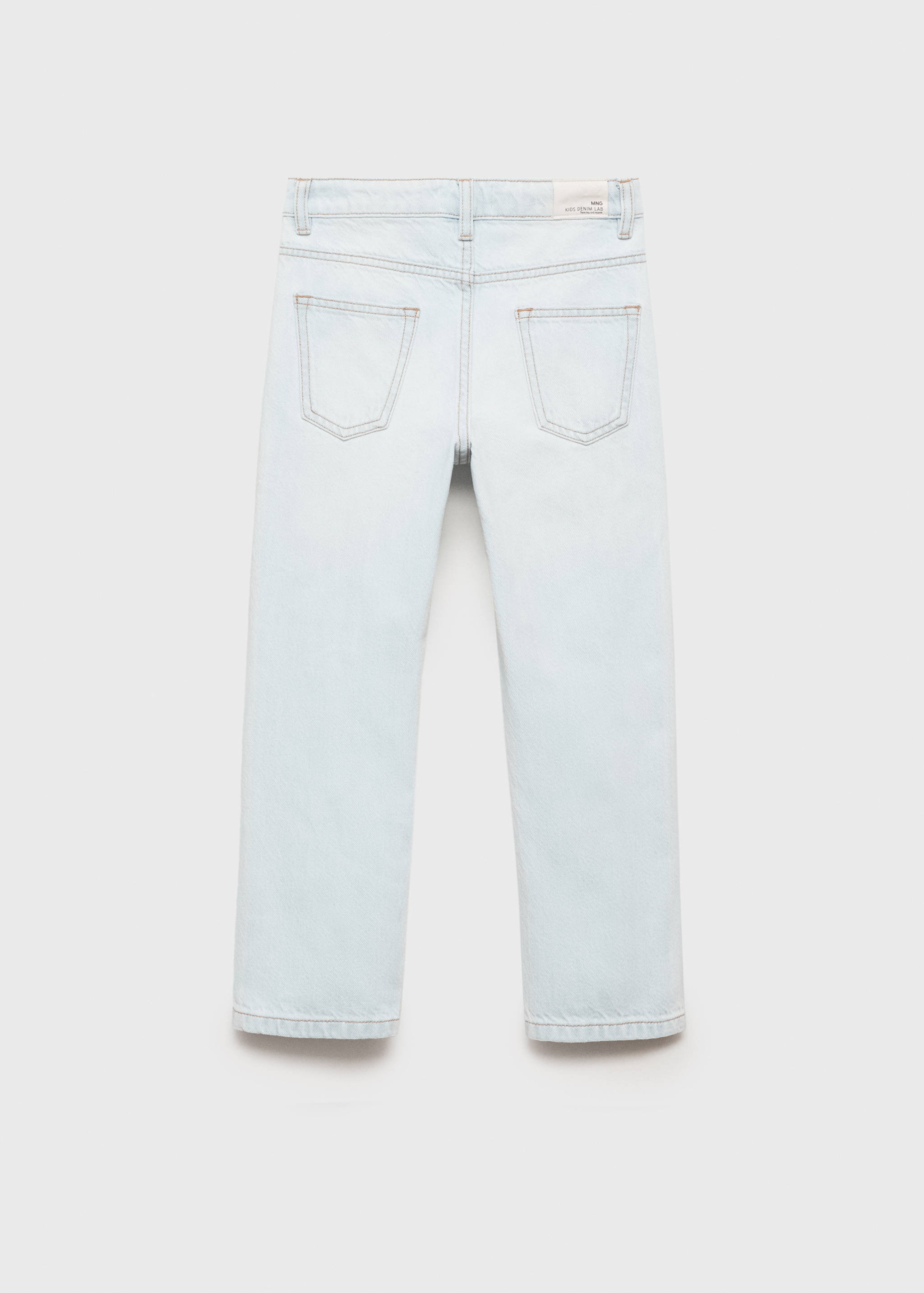 Decorative ripped jeans - Reverse of the article