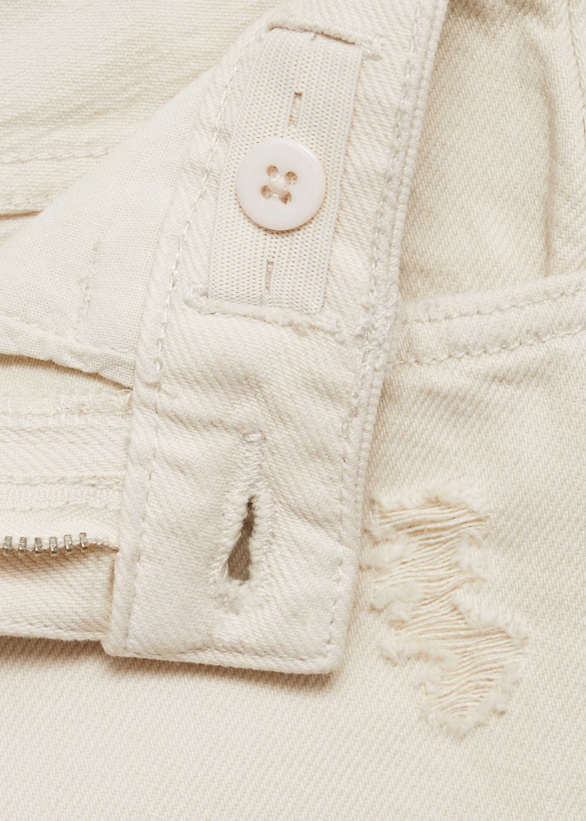 Gerade Jeans mit Zierrissen - Detail des Artikels 0