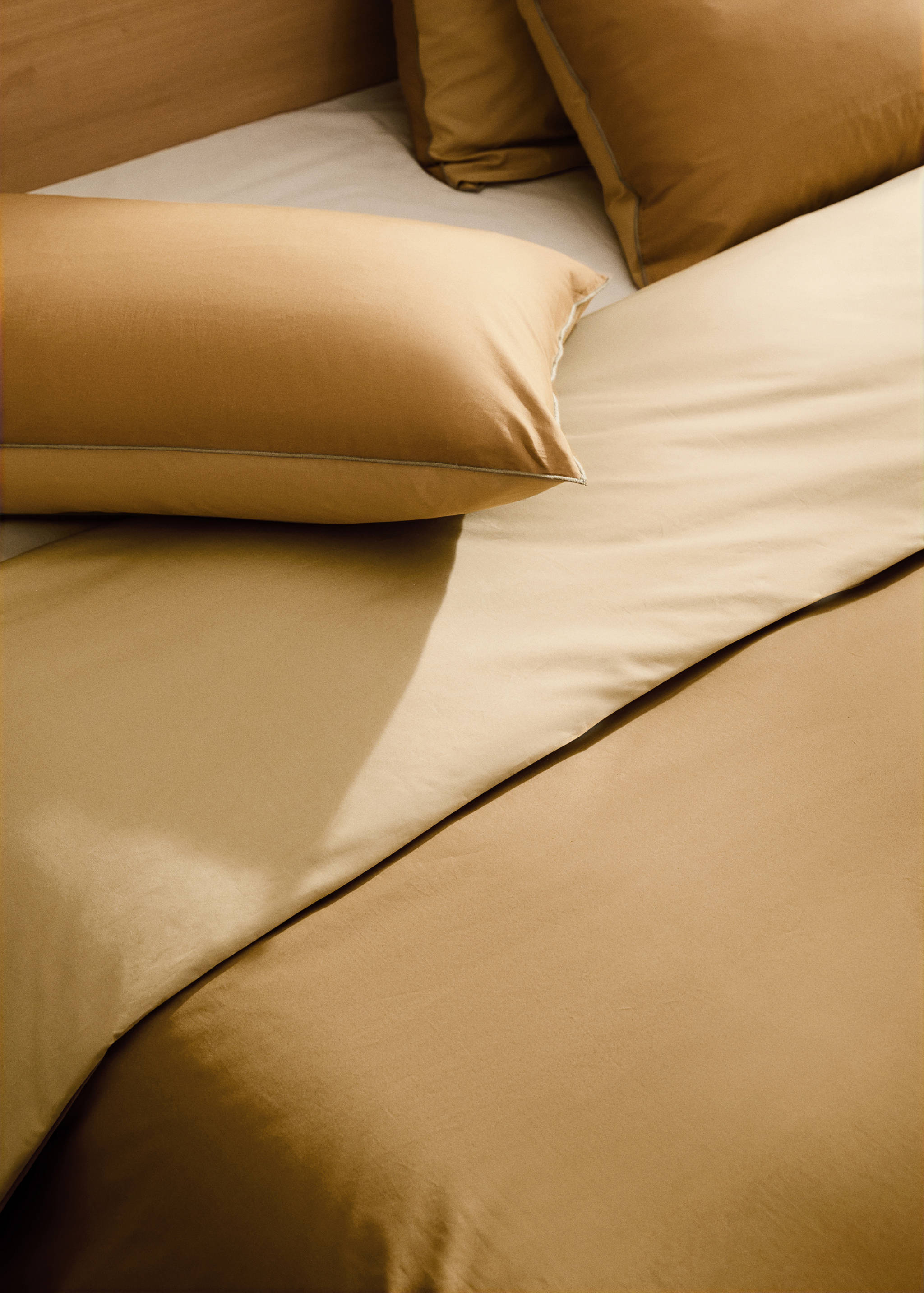 Reversible percale cotton duvet cover Single bed - Details of the article 7