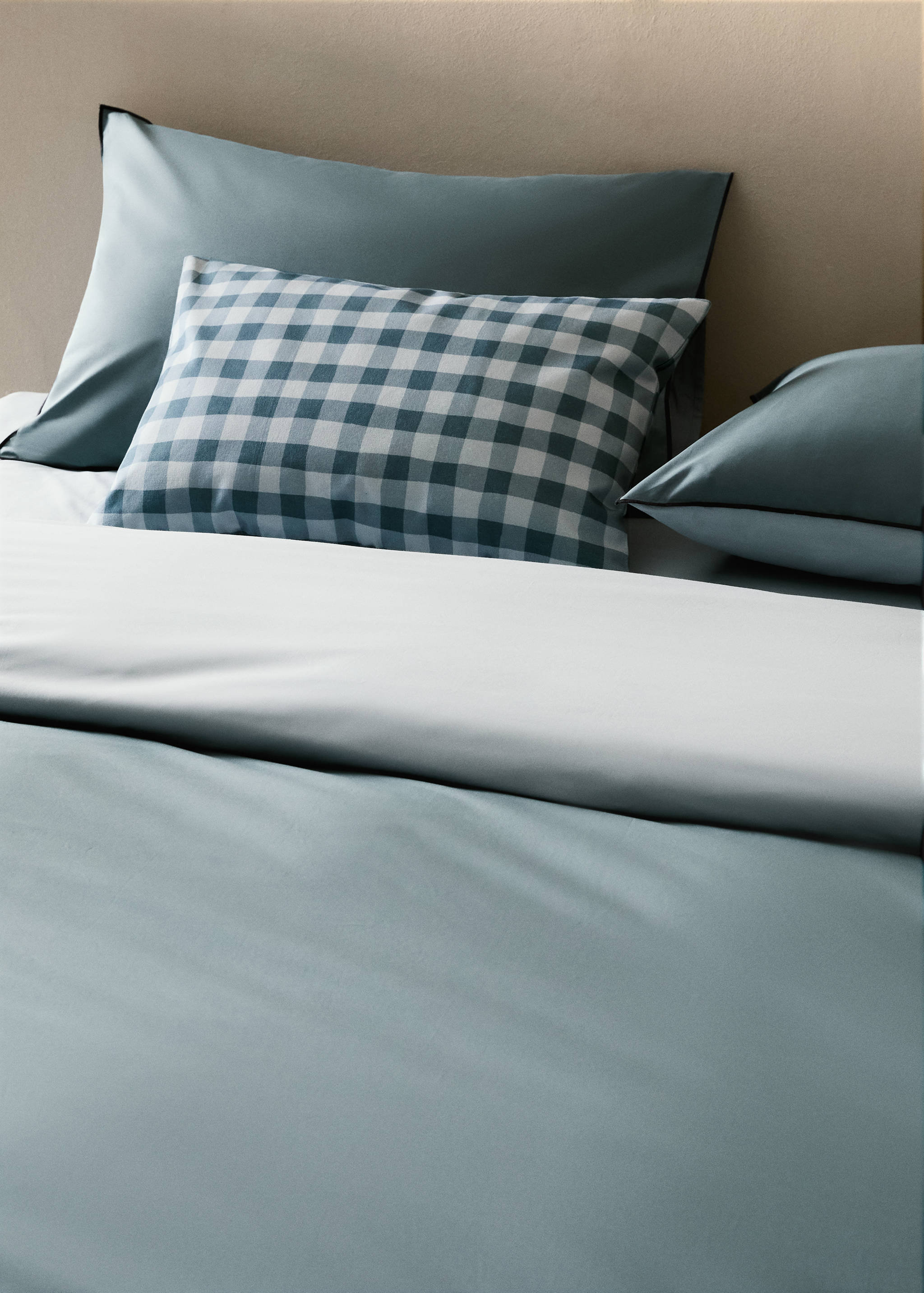 Wendbarer Bettbezug aus Baumwoll-Perkal für 150/160 cm Bett - Detail des Artikels 7