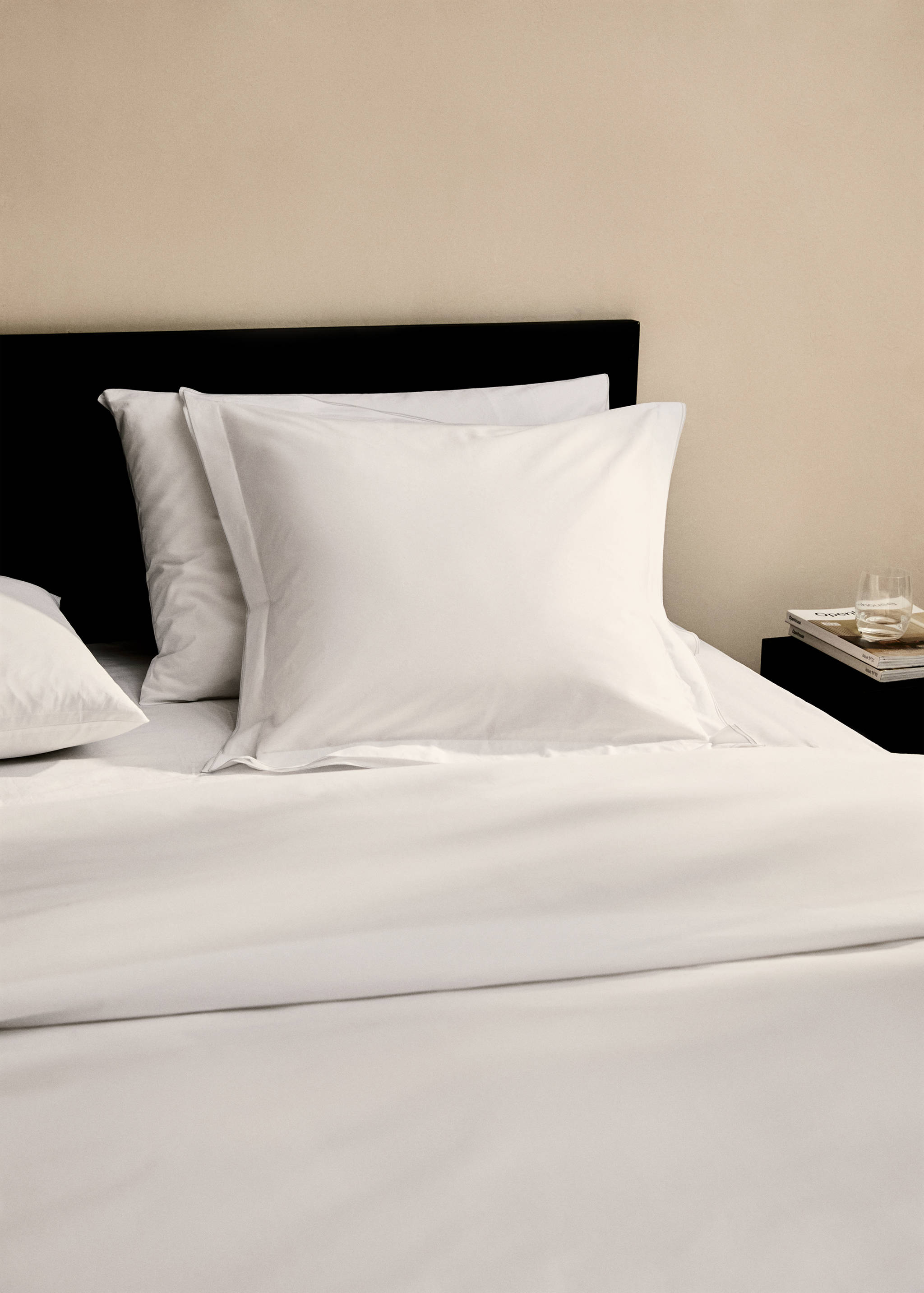 Percale cotton duvet cover with overlock Single bed - Details of the article 7
