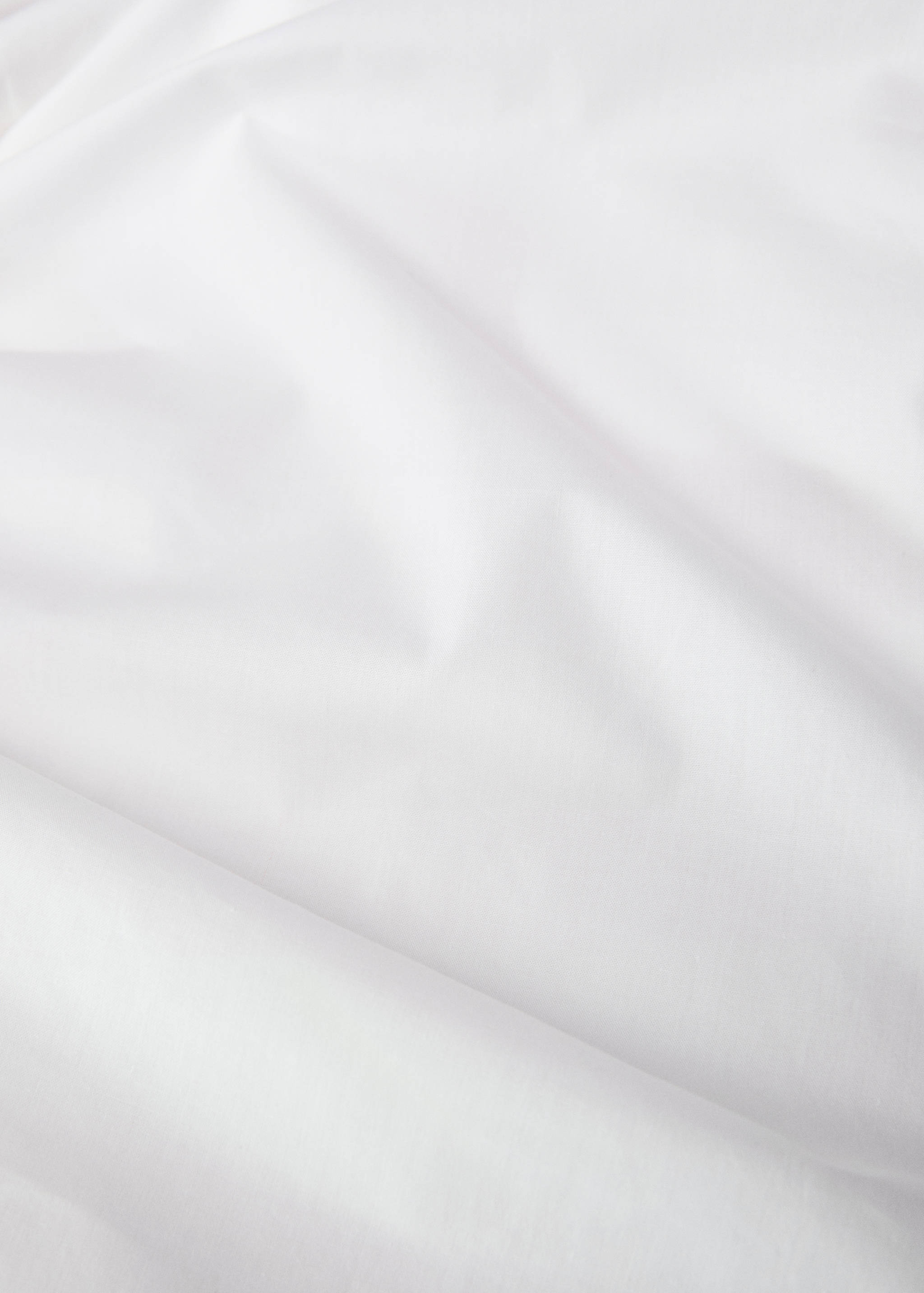 Percale cotton duvet cover with overlock Single bed - Details of the article 2