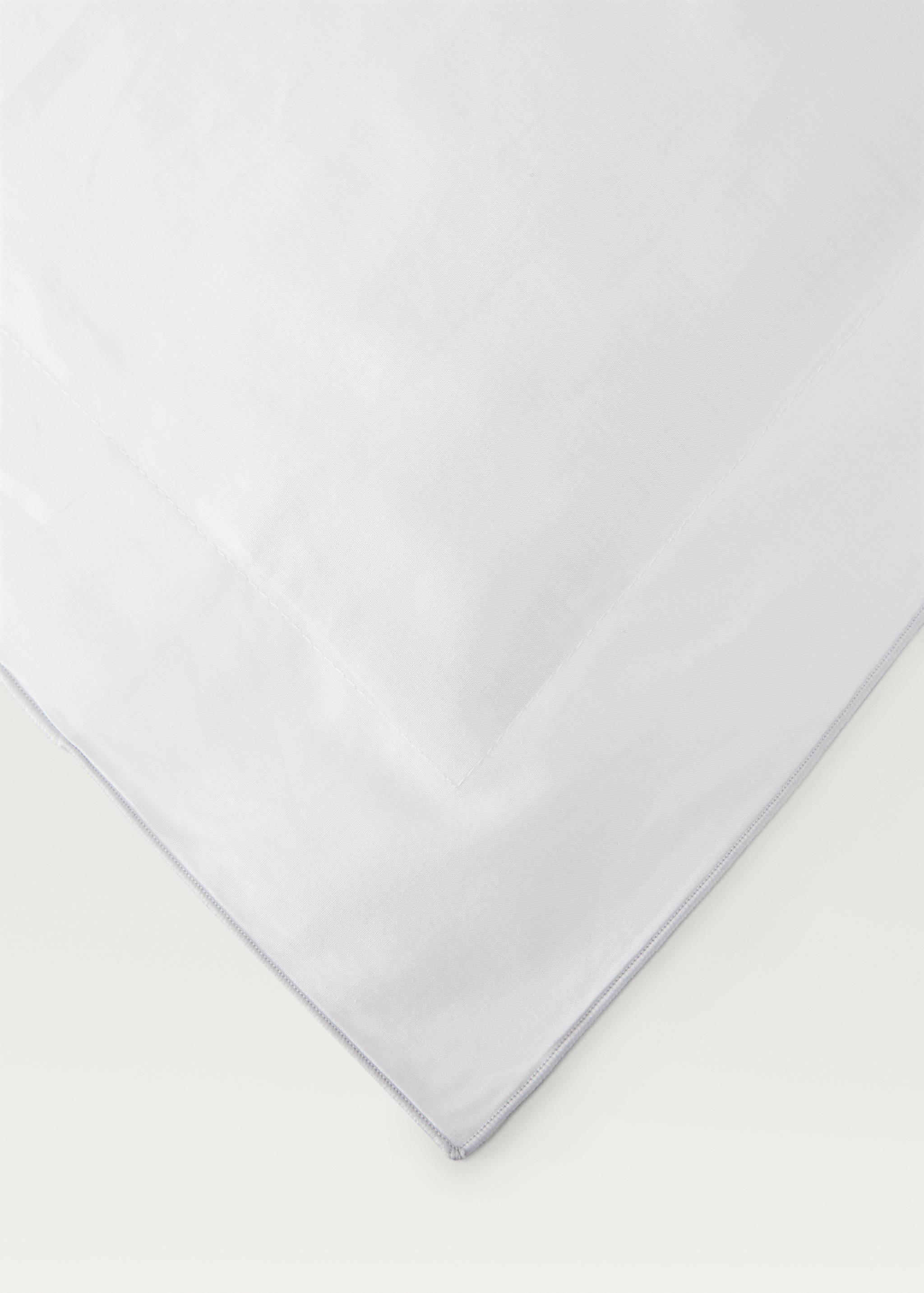 Percale cotton duvet cover with overlock Single bed - Details of the article 3